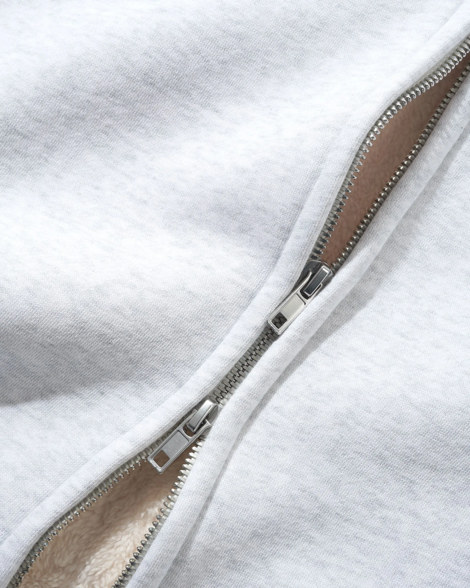 Pile Lined Zip-Thru Hood, Ash sold by Butter product image thumbnail 3