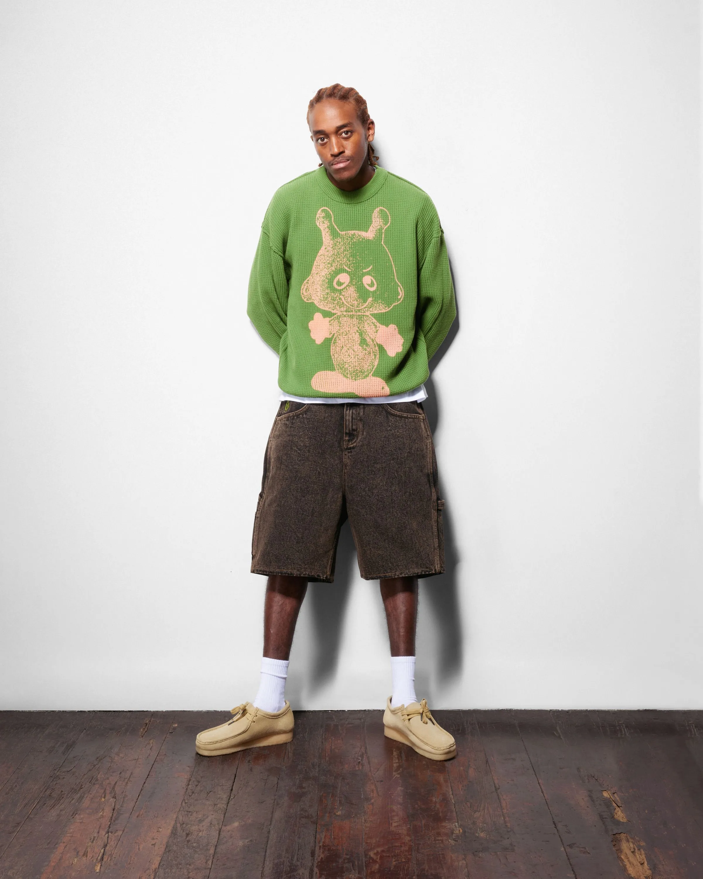 Newcomer Reversible Knit Sweater, Black sold by Butter product image thumbnail 5