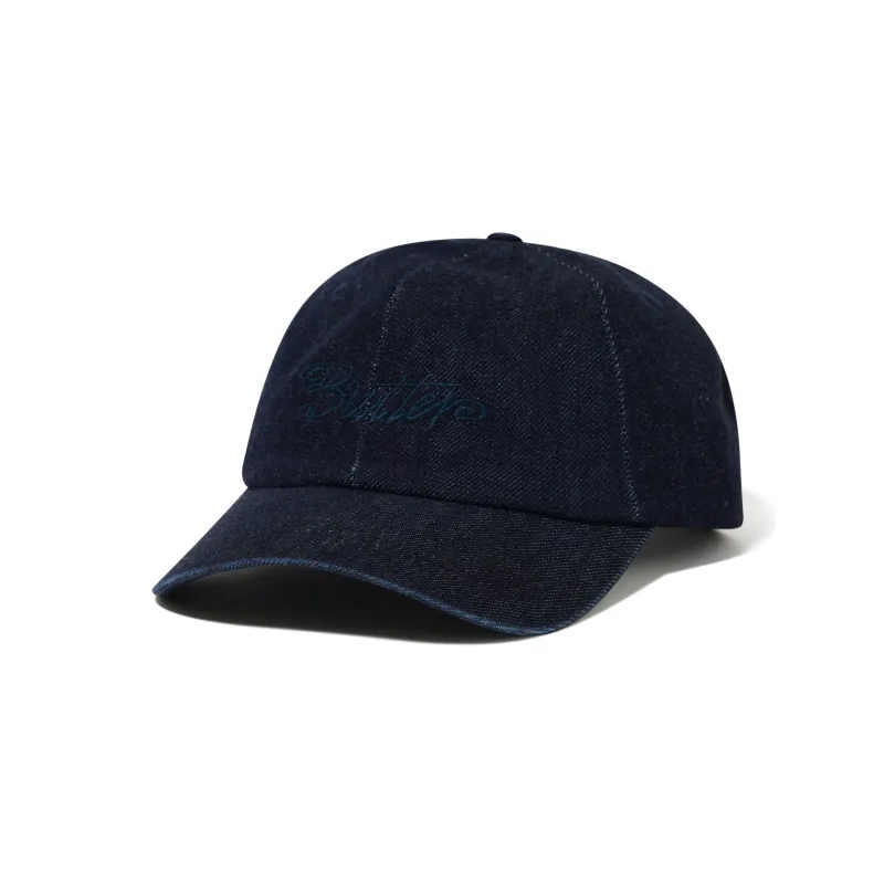 Jive 6 Panel Cap, Rinsed Indigo made by Butter