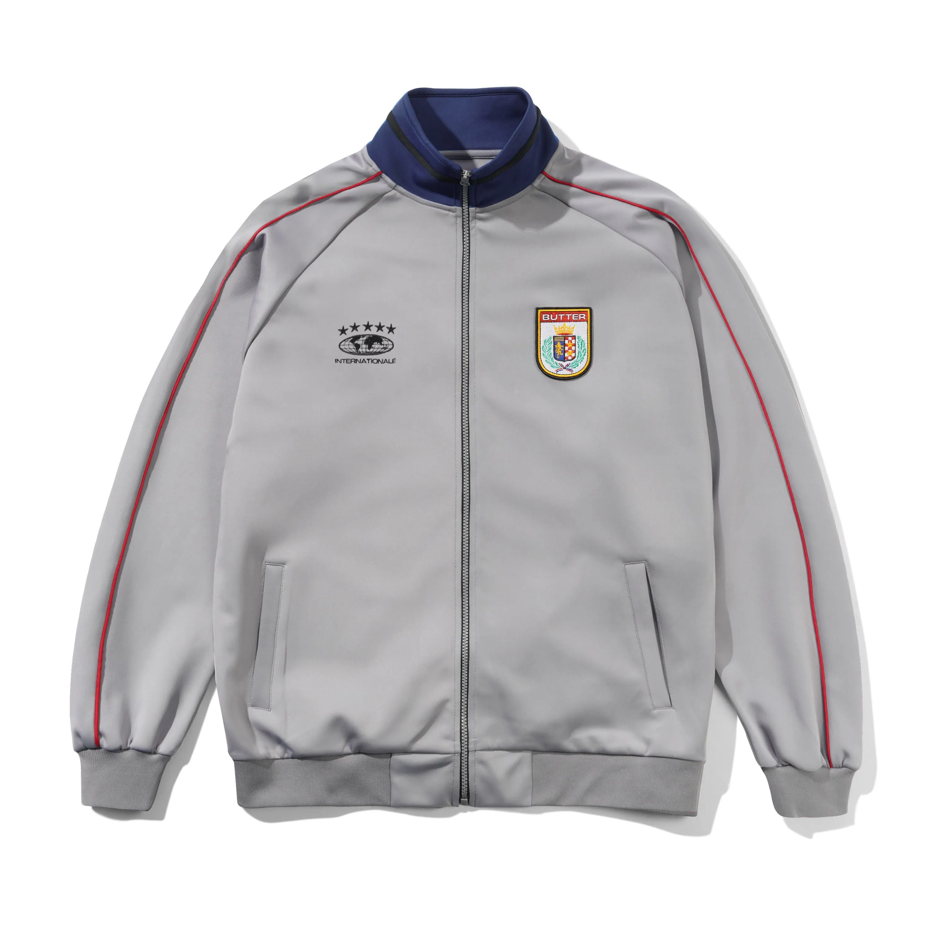 Internationale Track Jacket, Grey sold by Butter