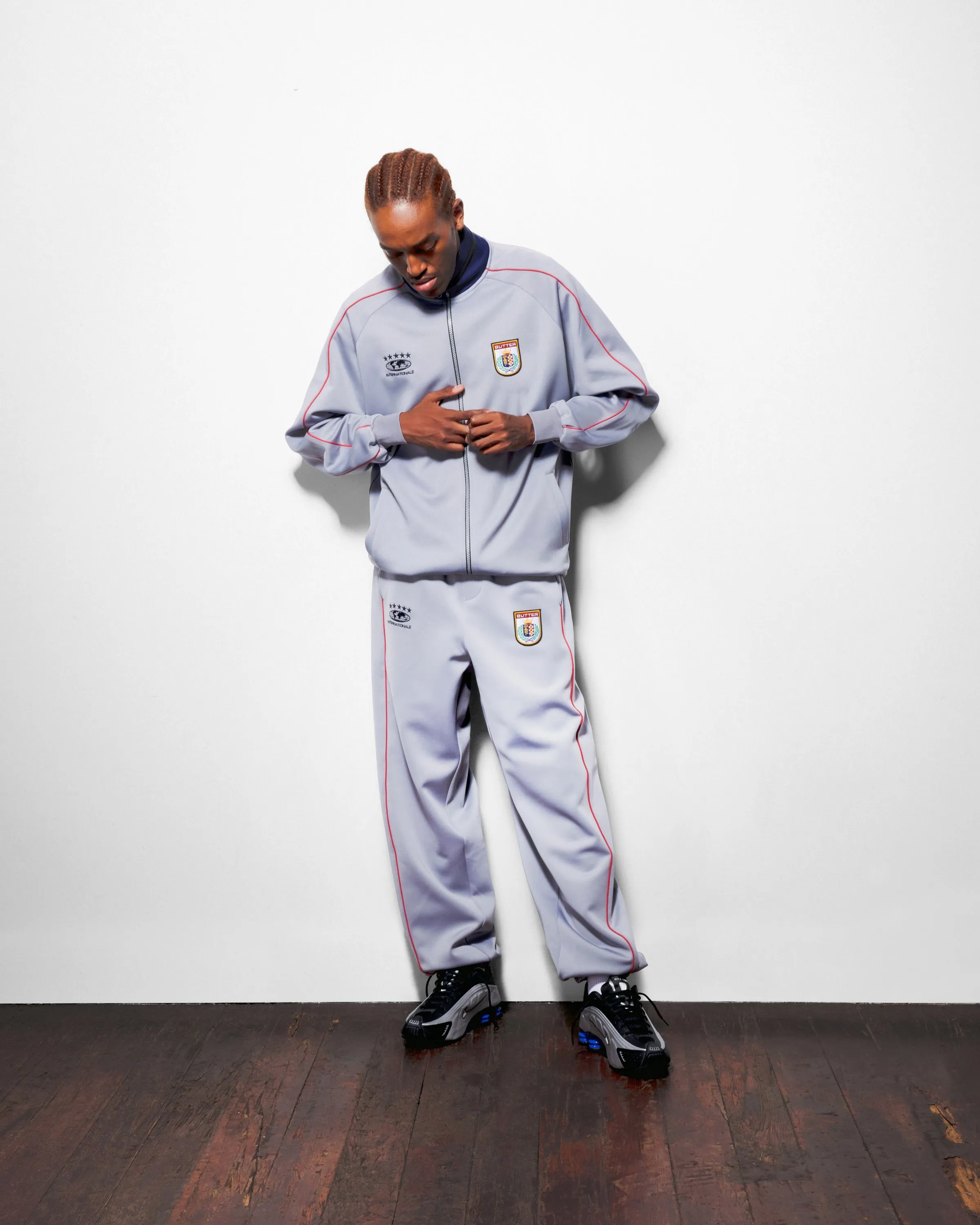 Internationale Track Jacket, Grey sold by Butter product image thumbnail 5