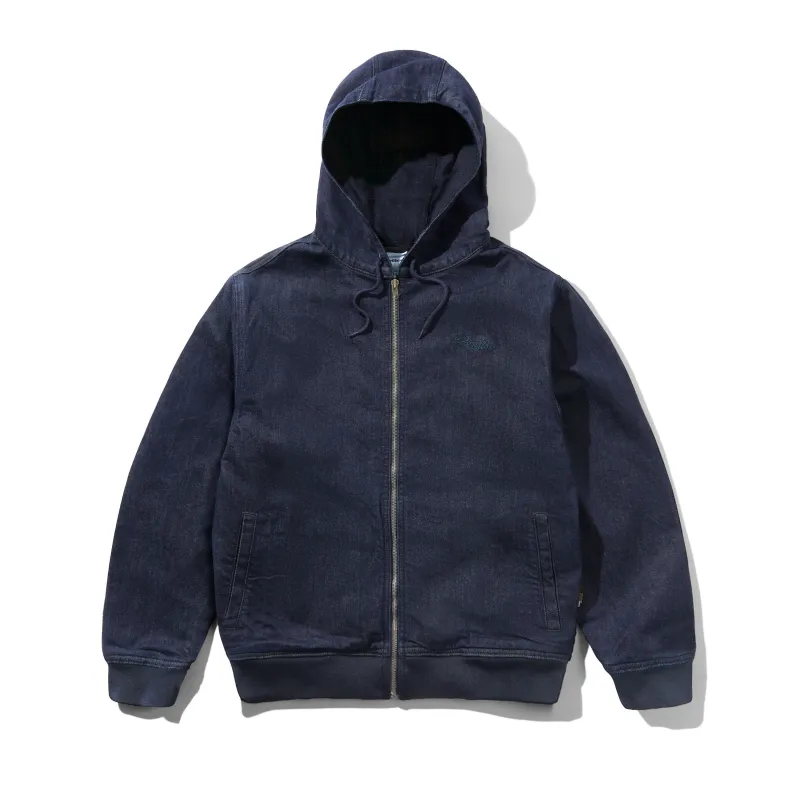 Hooded Work Jacket, Rinsed Indigo sold by Butter