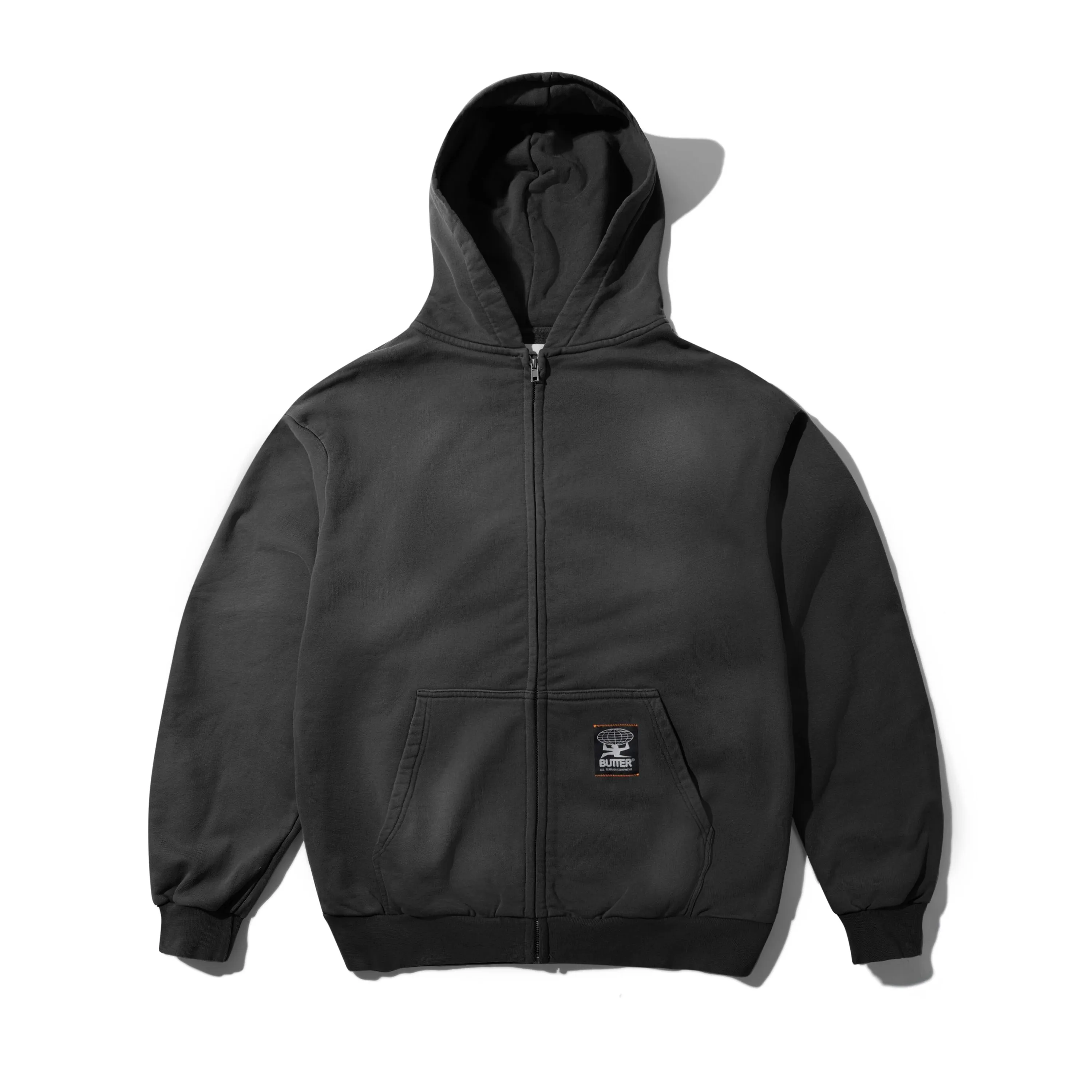 Garage Zip-Thru Hood, Faded Charcoal sold by Butter