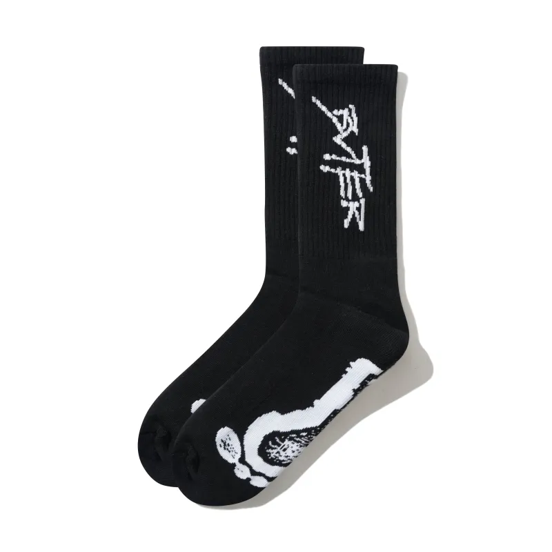 Footprints Socks, Black made by Butter