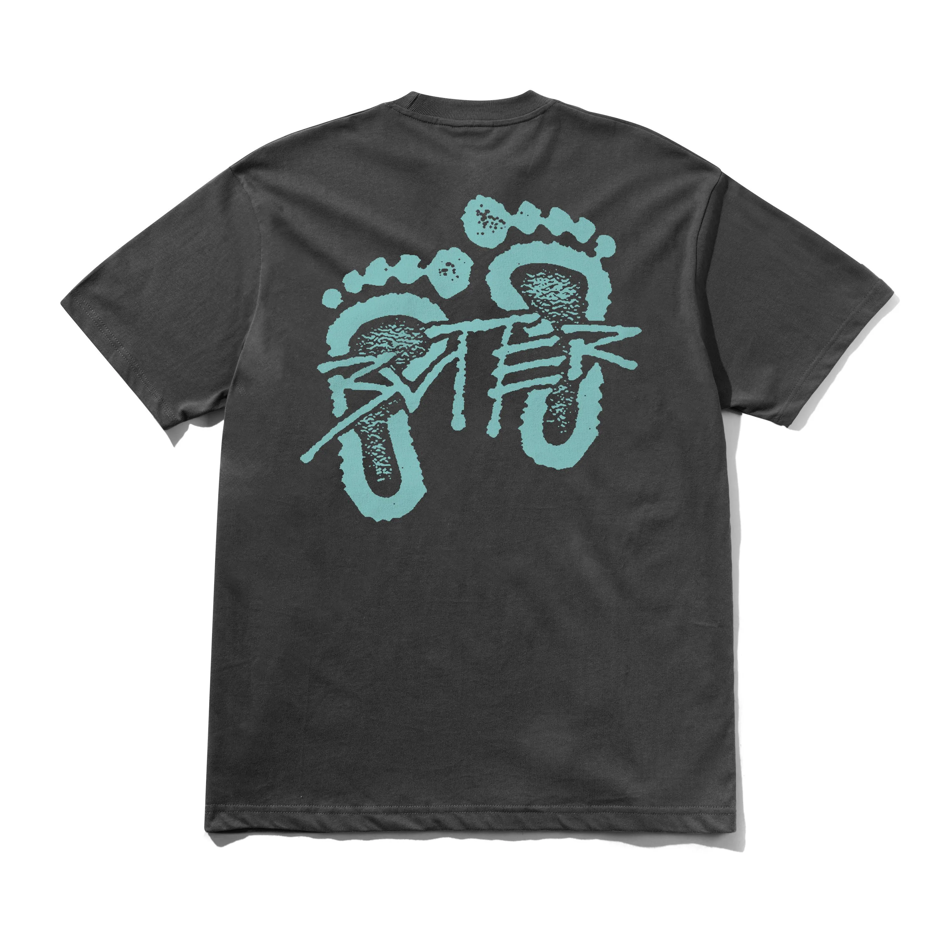 Footprints Tee, Black sold by Butter product image thumbnail 2
