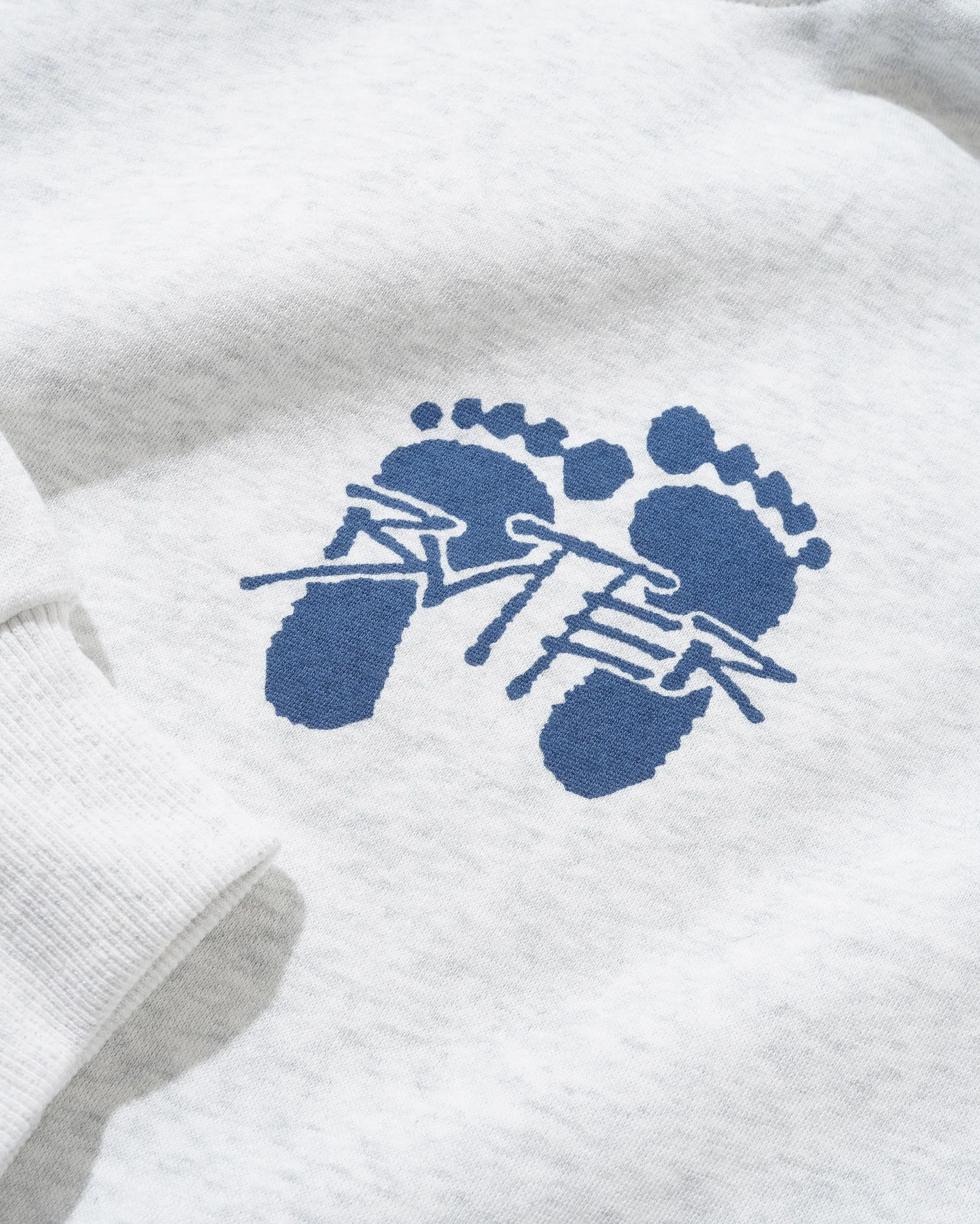 Footprints Pullover Hood, Ash sold by Butter product image thumbnail 3