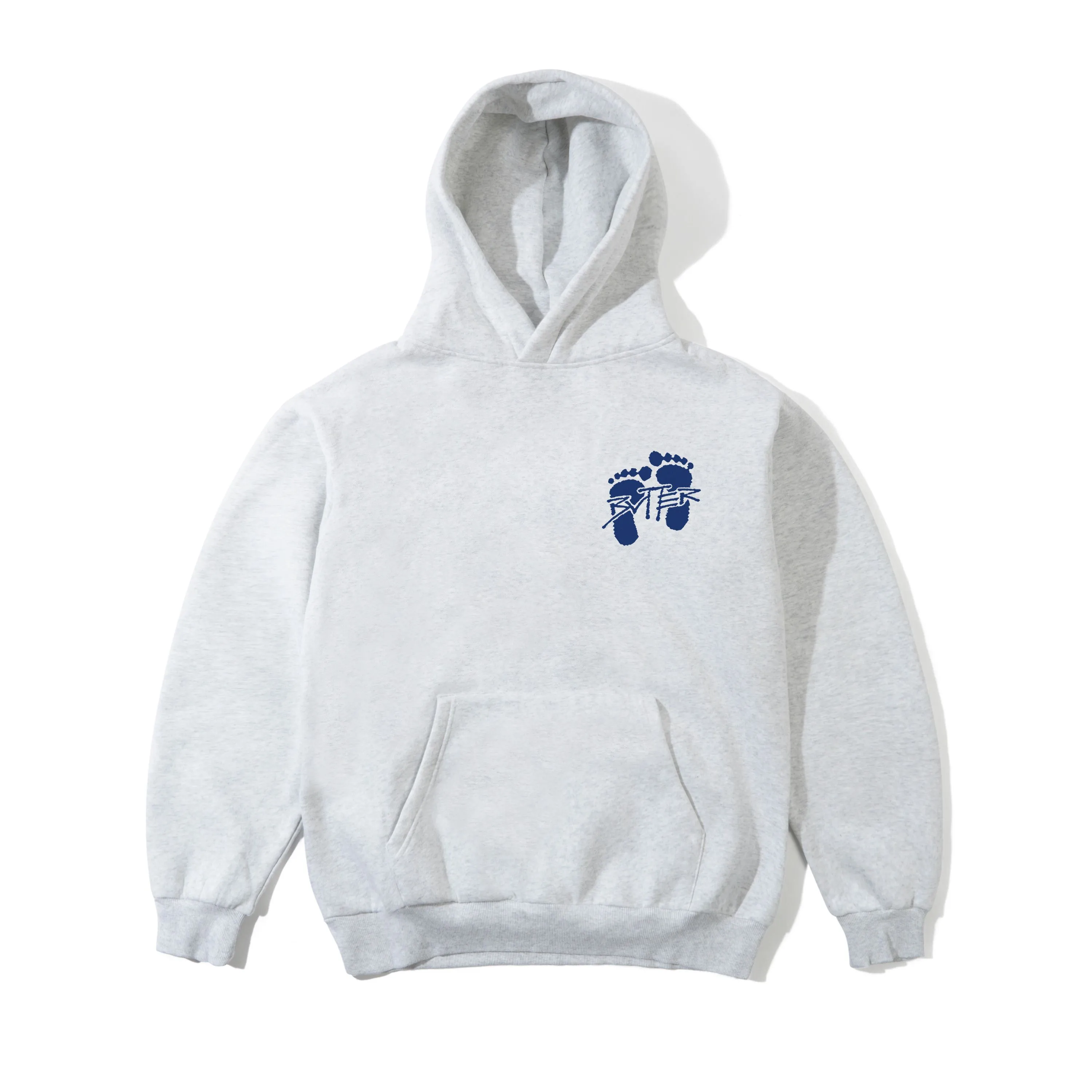 Footprints Pullover Hood, Ash sold by Butter