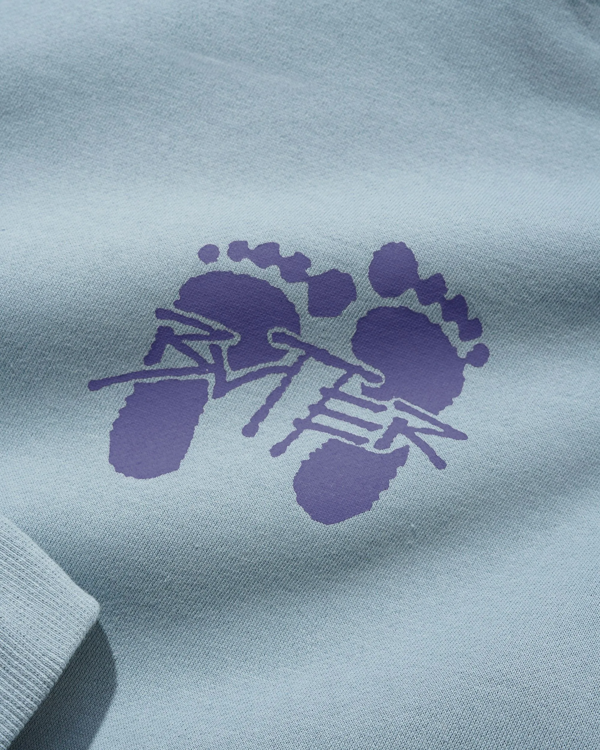 Footprints Pullover Hood, Ice sold by Butter product image thumbnail 3