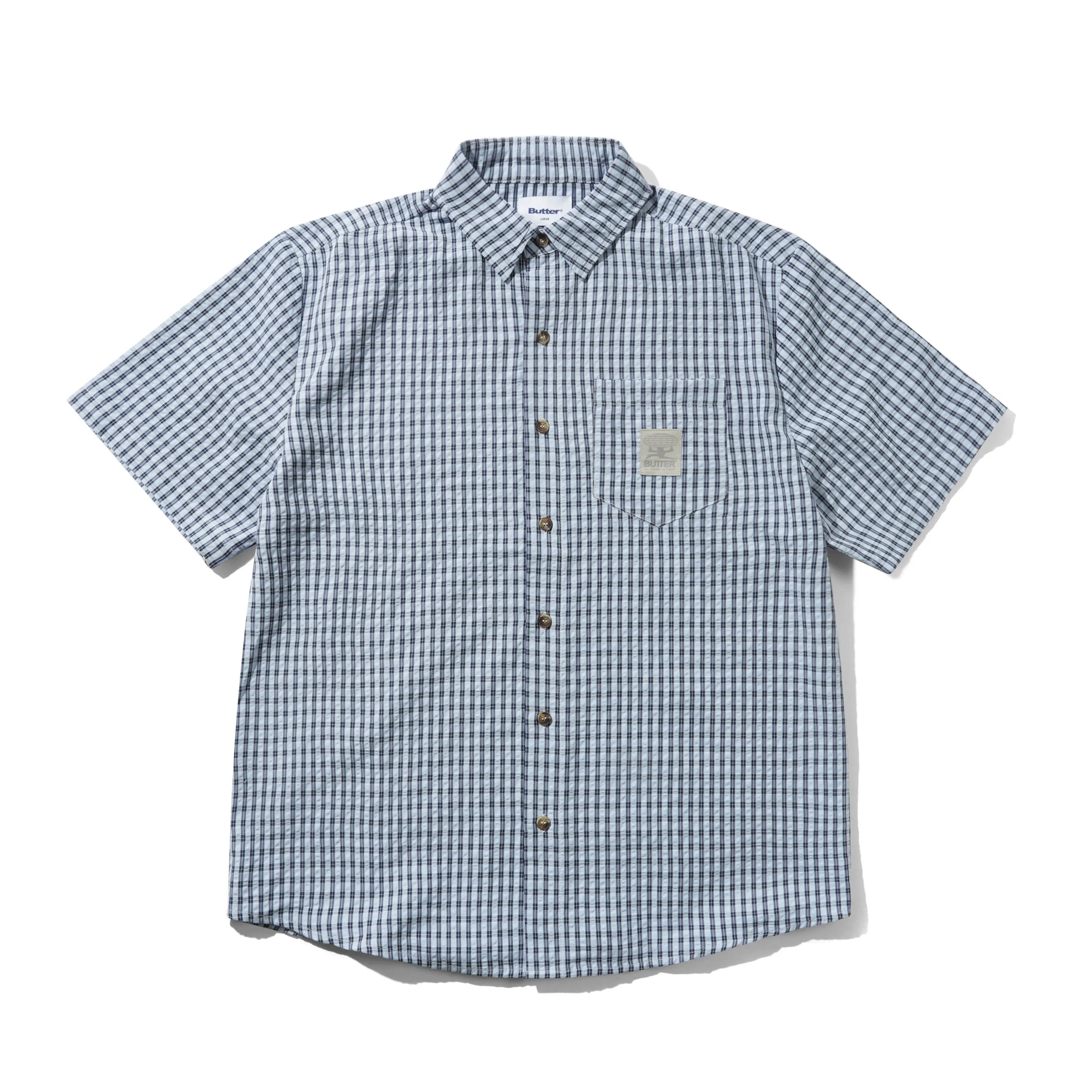 Equipment S/S Shirt, Blue sold by Butter