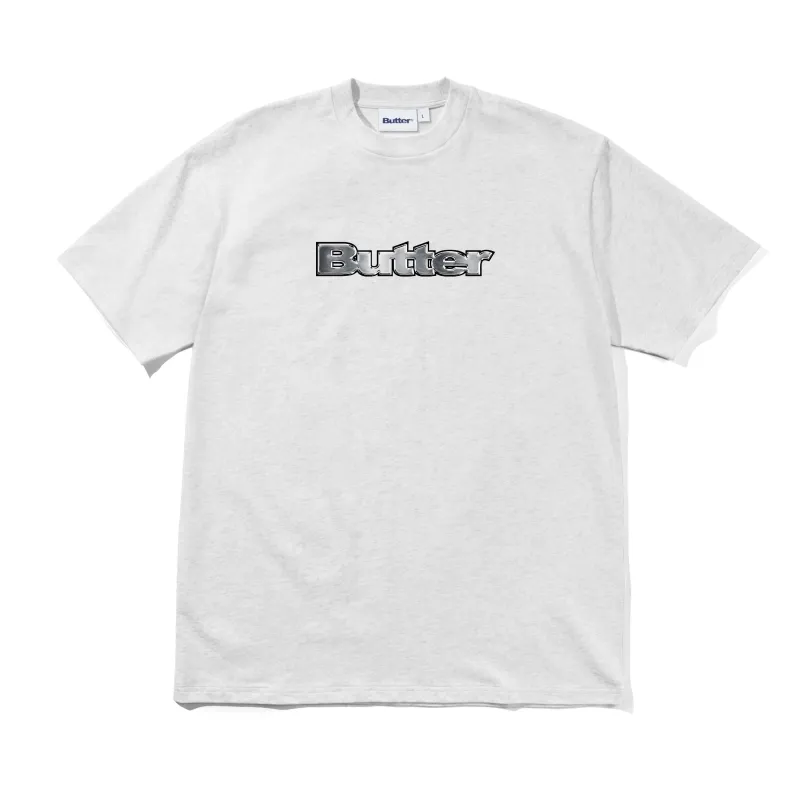 Chrome Logo Tee, Ash sold by Butter