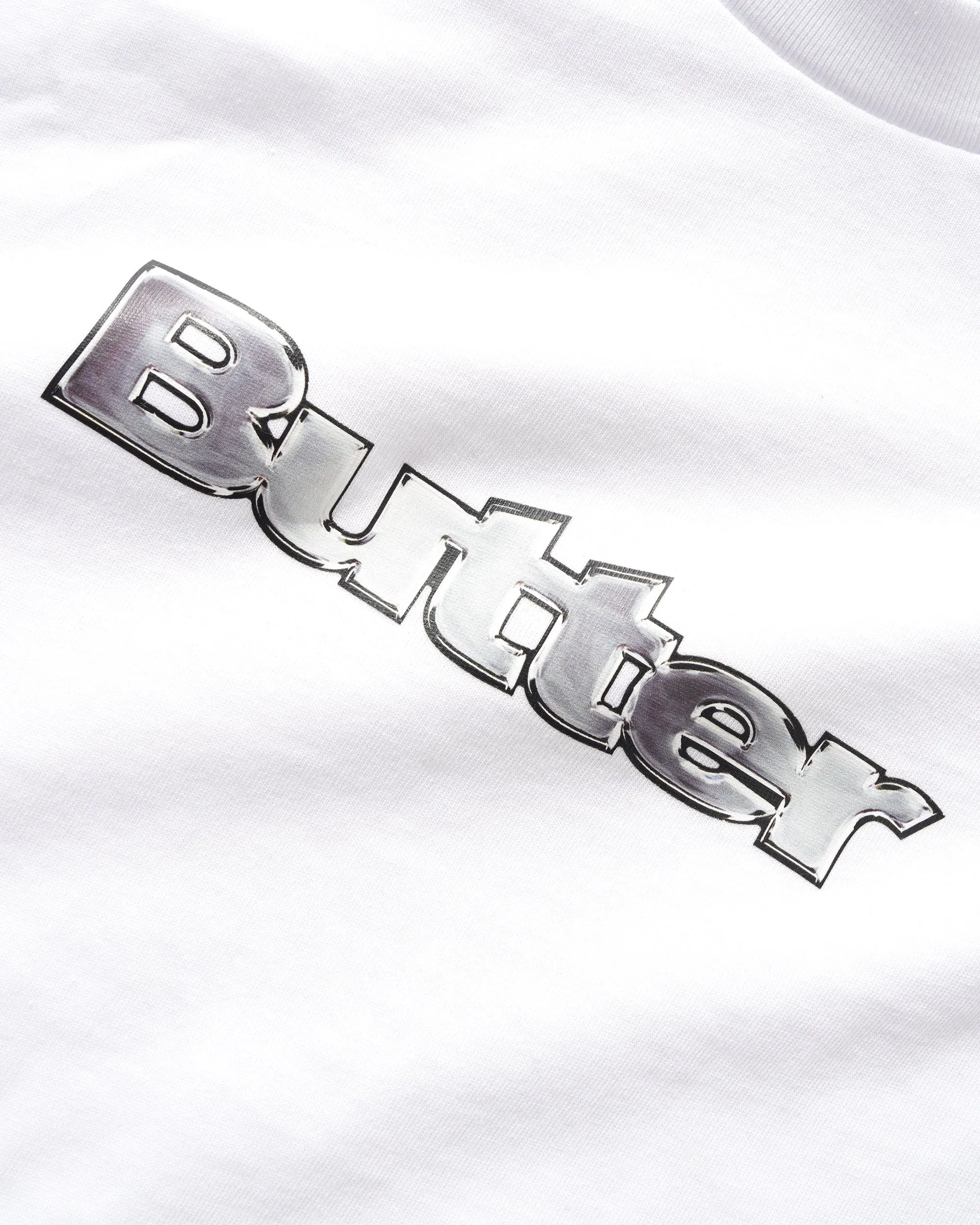 Chrome Logo Tee, White sold by Butter product image thumbnail 2
