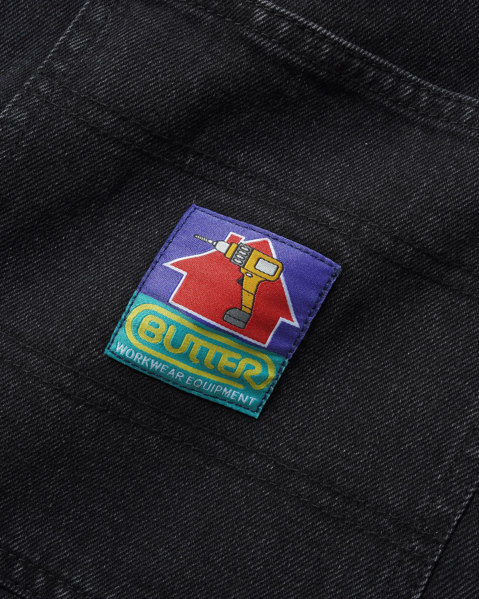 Denim Work Shorts, Black sold by Butter product image thumbnail 3