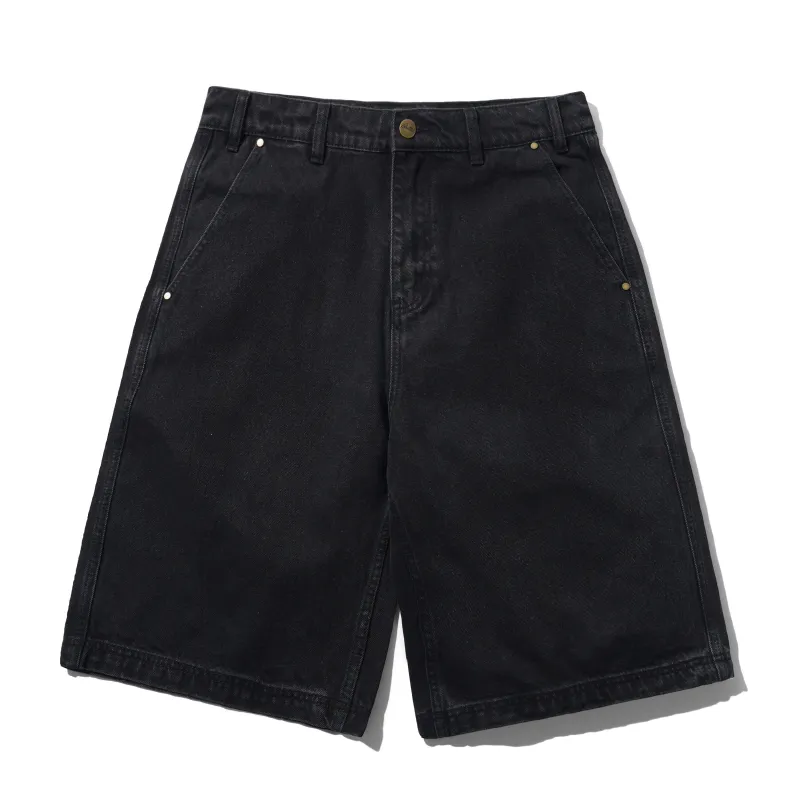 Denim Work Shorts, Black made by Butter