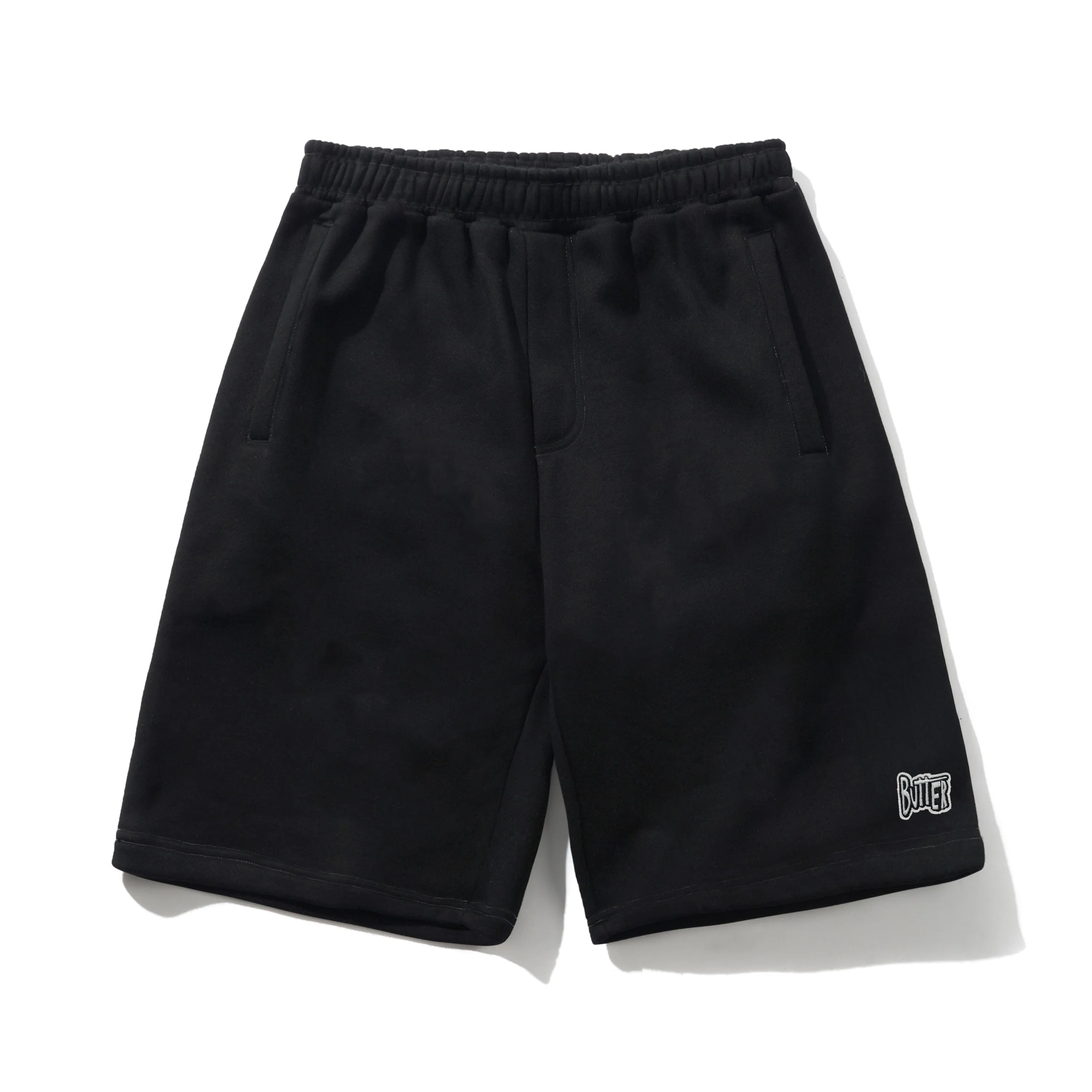 Sketch Fleece Shorts, Black sold by Butter