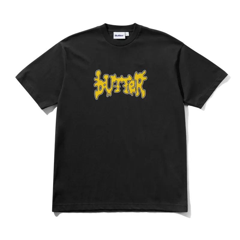 Blotch Tee, Black sold by Butter
