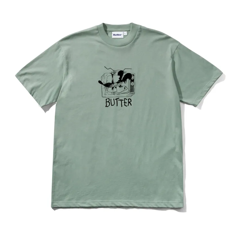 Channel Tee, Dull Mint made by Butter