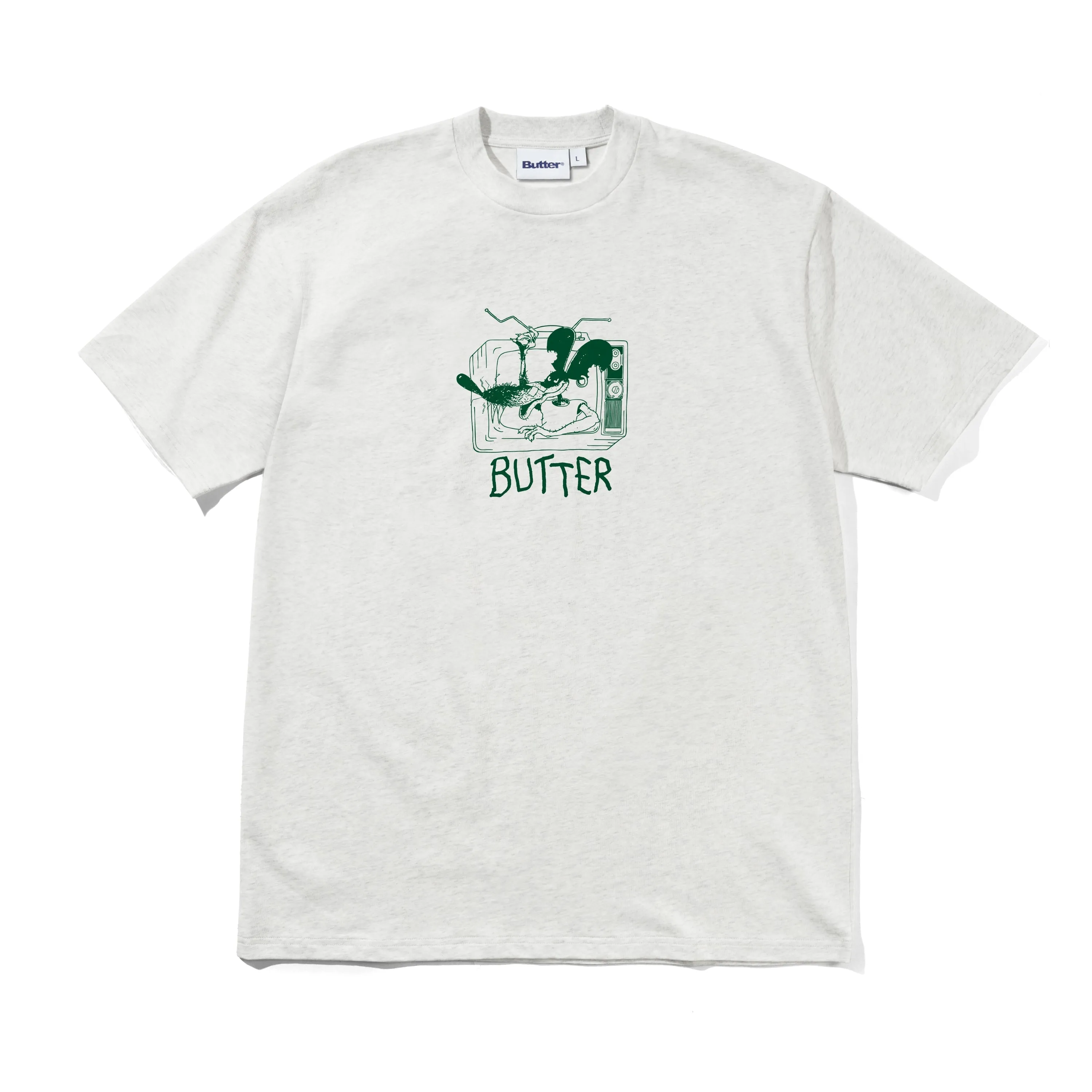 Channel Tee, Ash sold by Butter