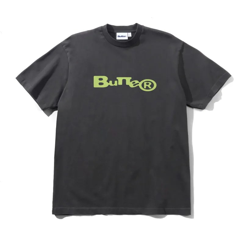 Registered Tee, Washed Black sold by Butter