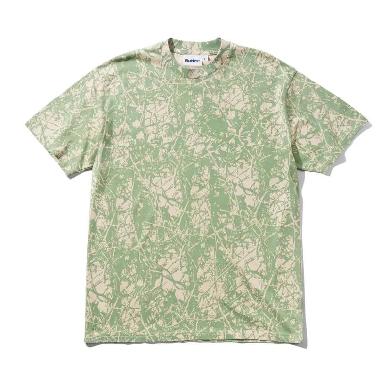 Woods Camo Tee, Washed Sage made by Butter
