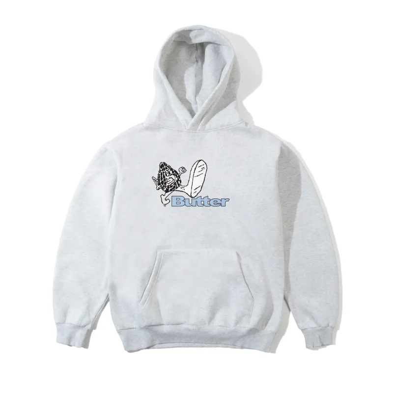 Steppin' Logo Pullover Hood, Ash sold by Butter