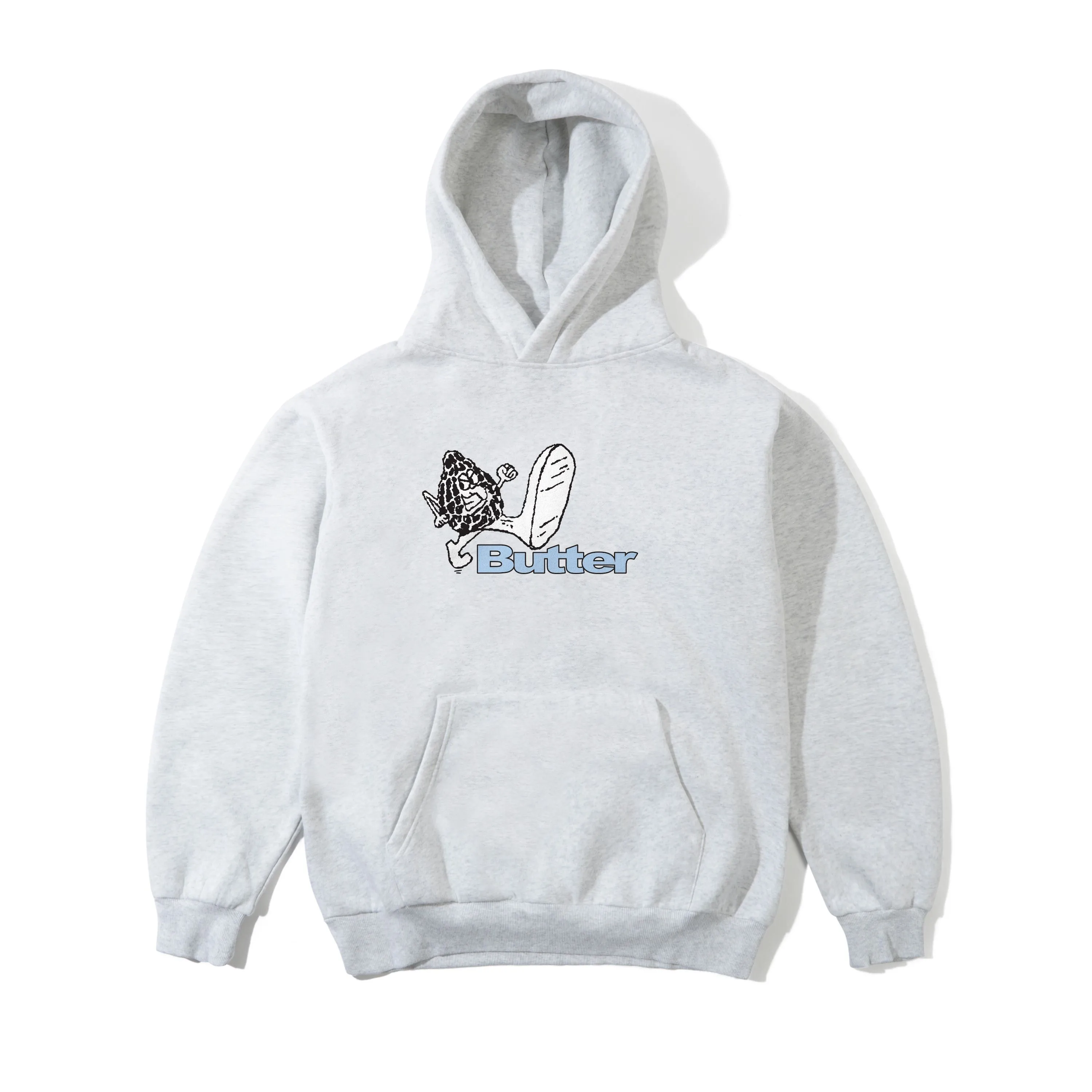 Steppin' Logo Pullover Hood, Ash sold by Butter