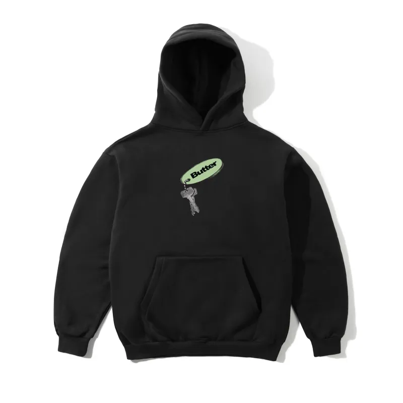 Key Chain Pullover Hood, Black sold by Butter