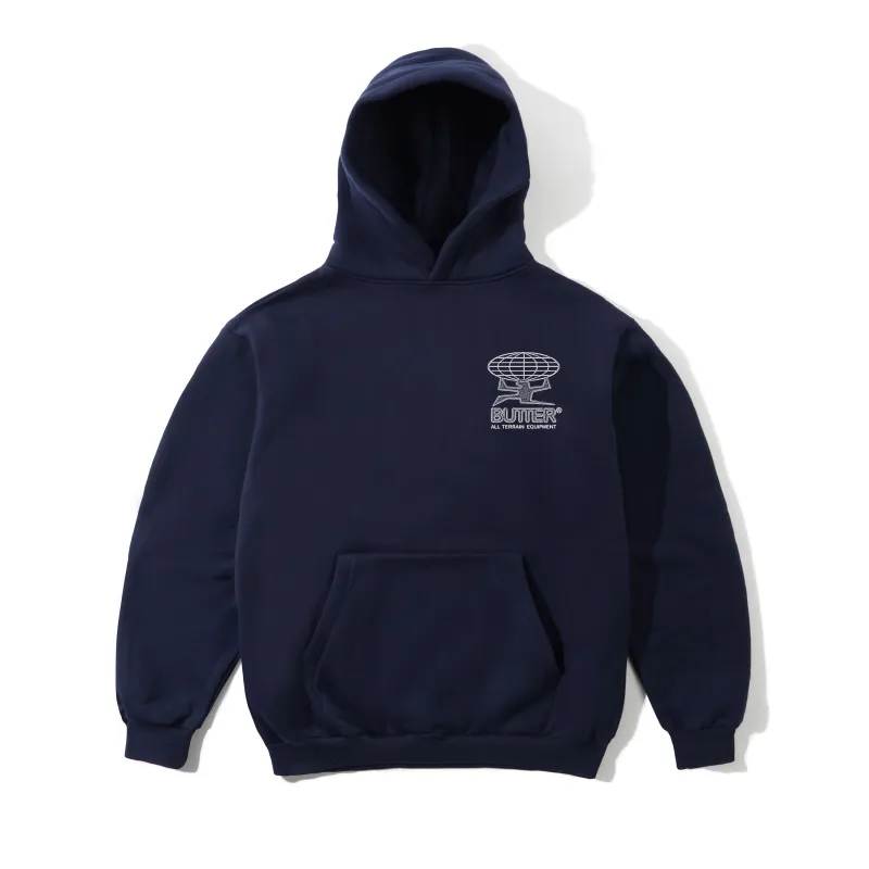 Terrain Pullover Hood, Navy sold by Butter