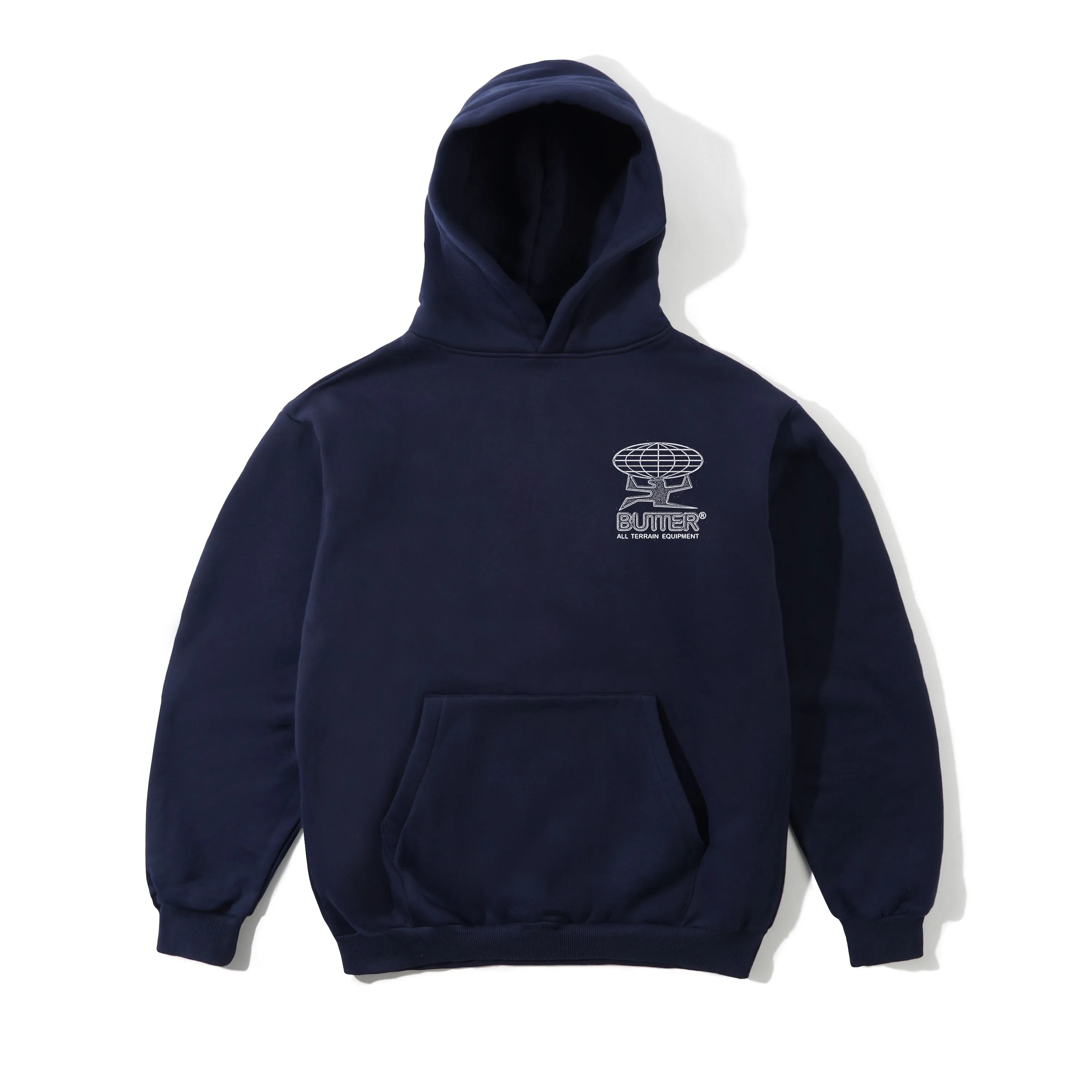 Terrain Pullover Hood, Navy sold by Butter