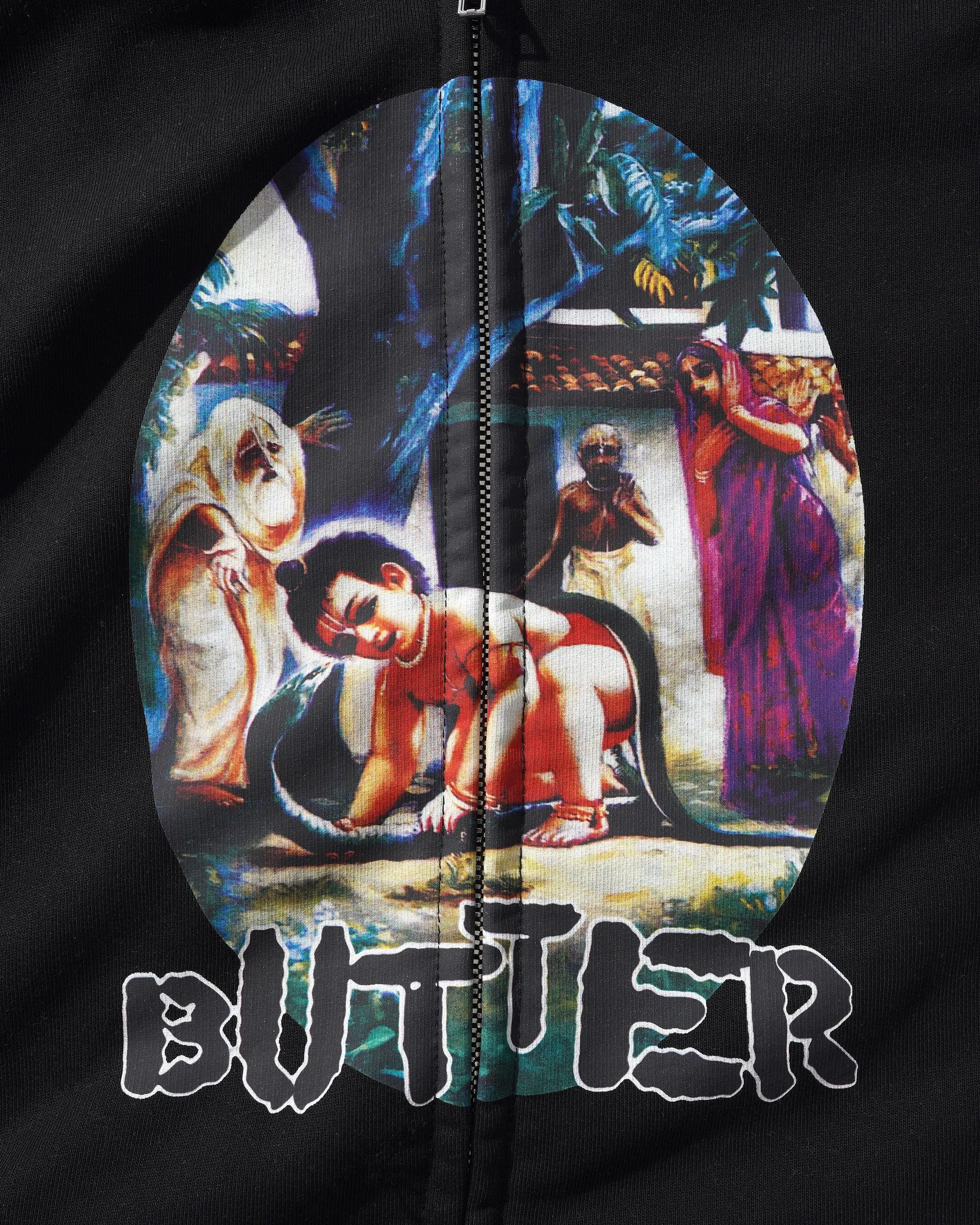 Nimai Zip-Thru Hood, Washed Black sold by Butter product image thumbnail 2
