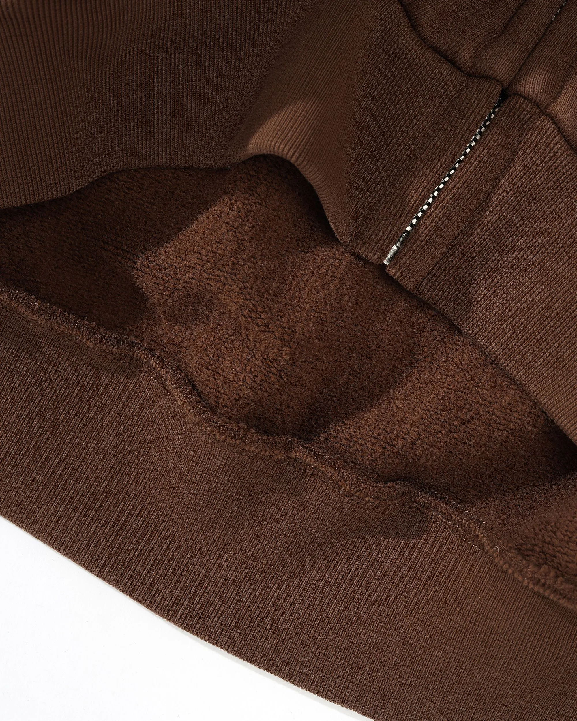 Nimai Zip-Thru Hood, Washed Brown sold by Butter product image thumbnail 3