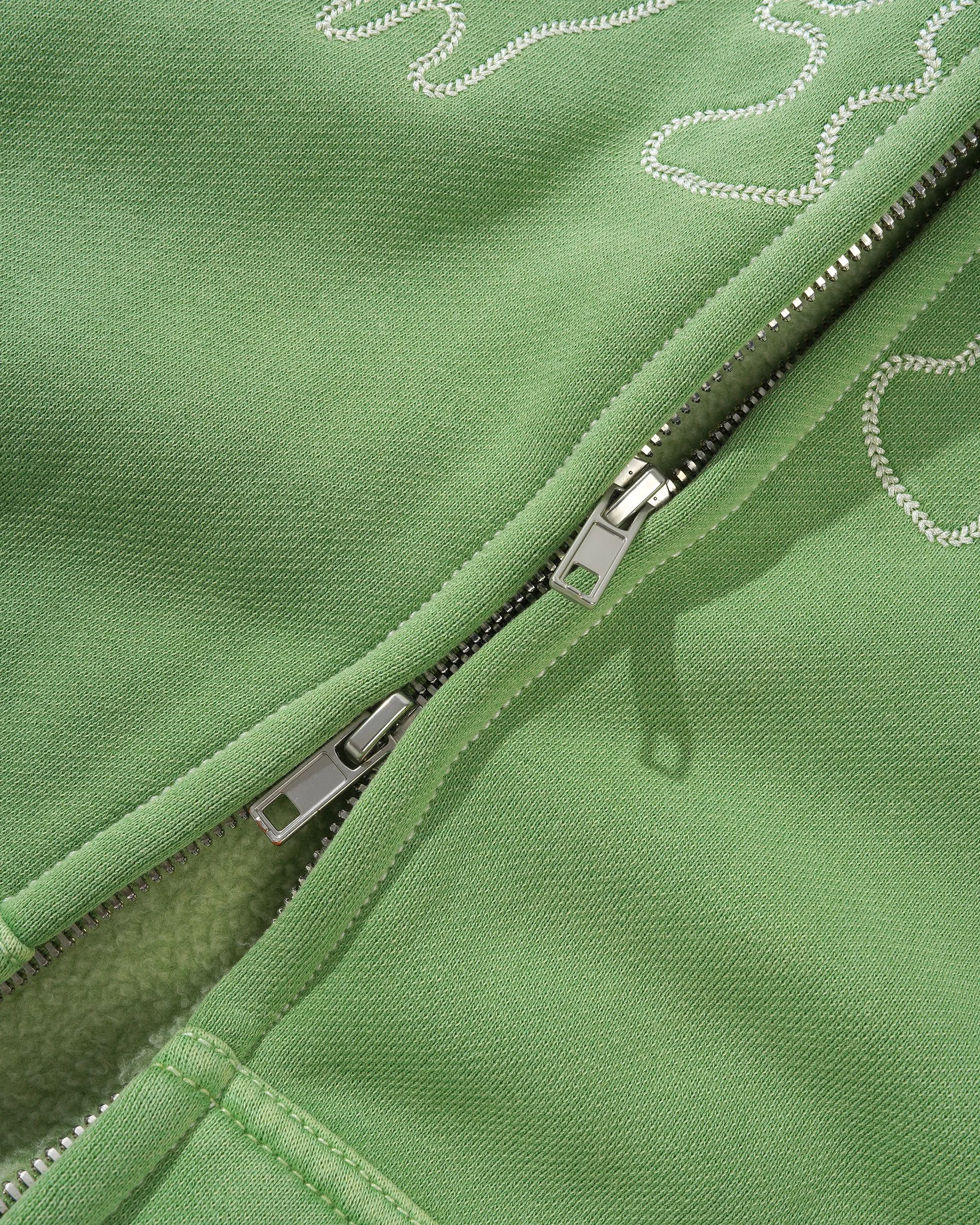 Blotch Zip-Thru Hood, Washed Green sold by Butter product image thumbnail 3