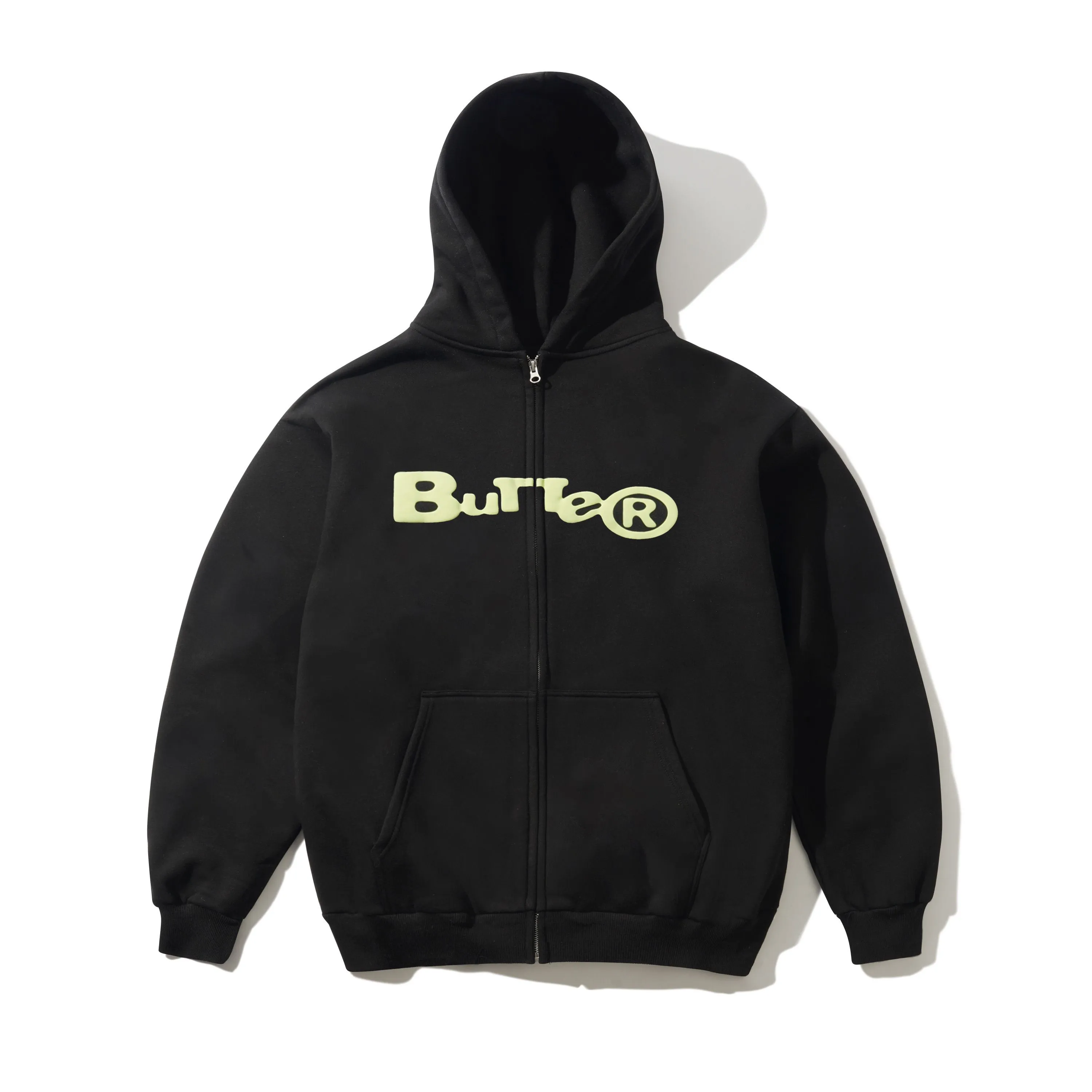 Registered Zip-Thru Hood, Black sold by Butter