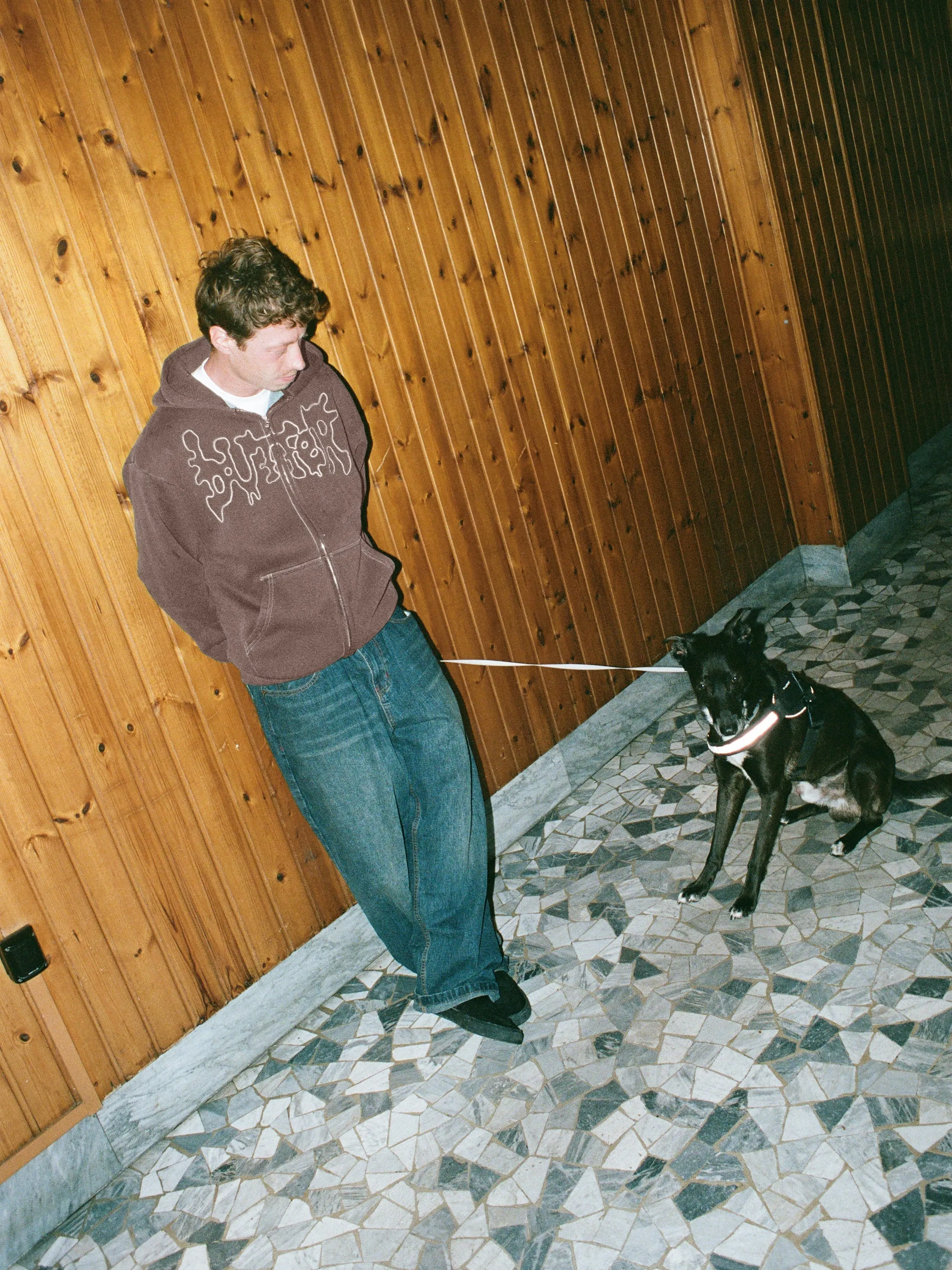 Blotch Zip-Thru Hood, Washed Berry sold by Butter product image thumbnail 5