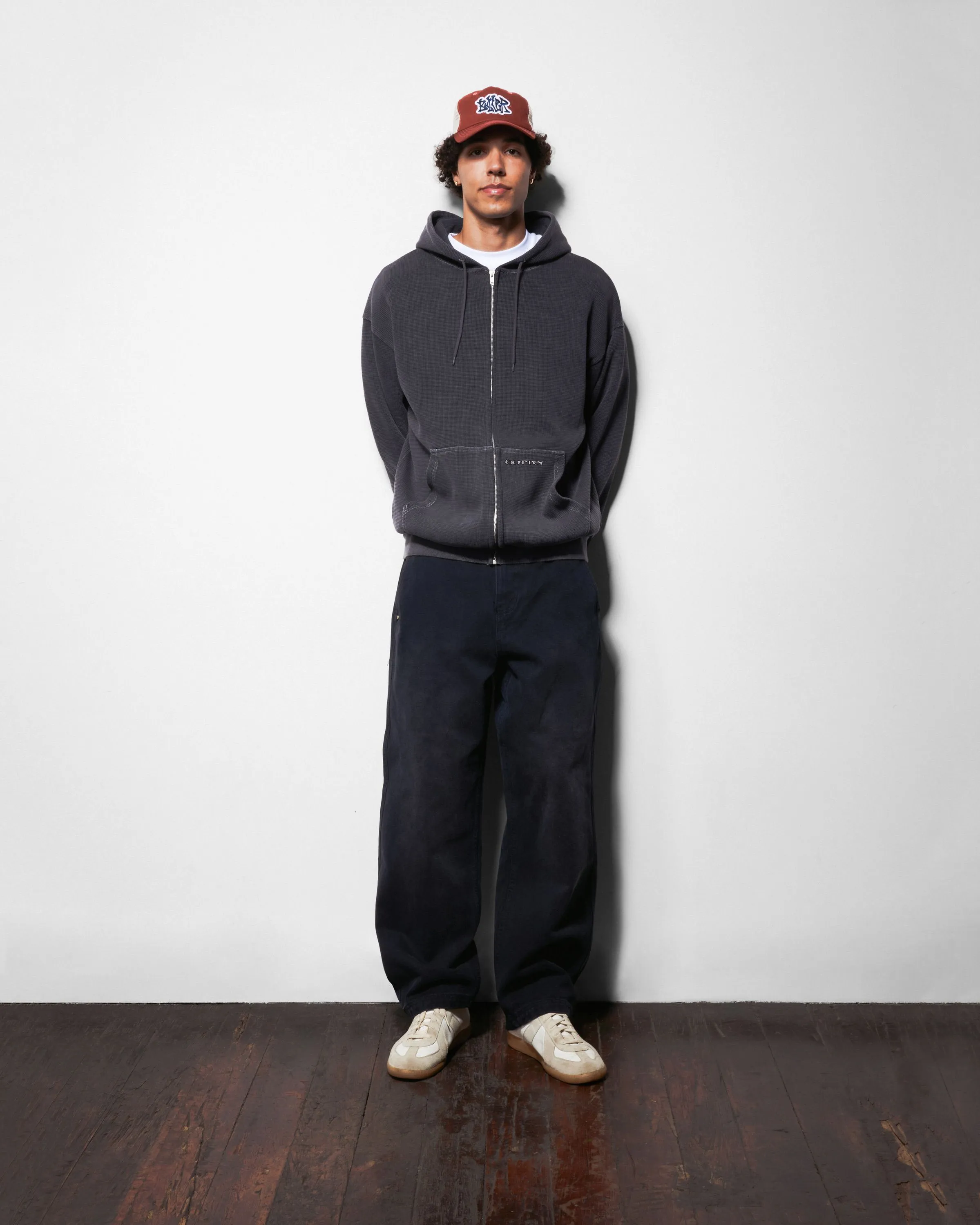 Waffle Zip-Thru Hood, Urchin Overdye sold by Butter product image thumbnail 5