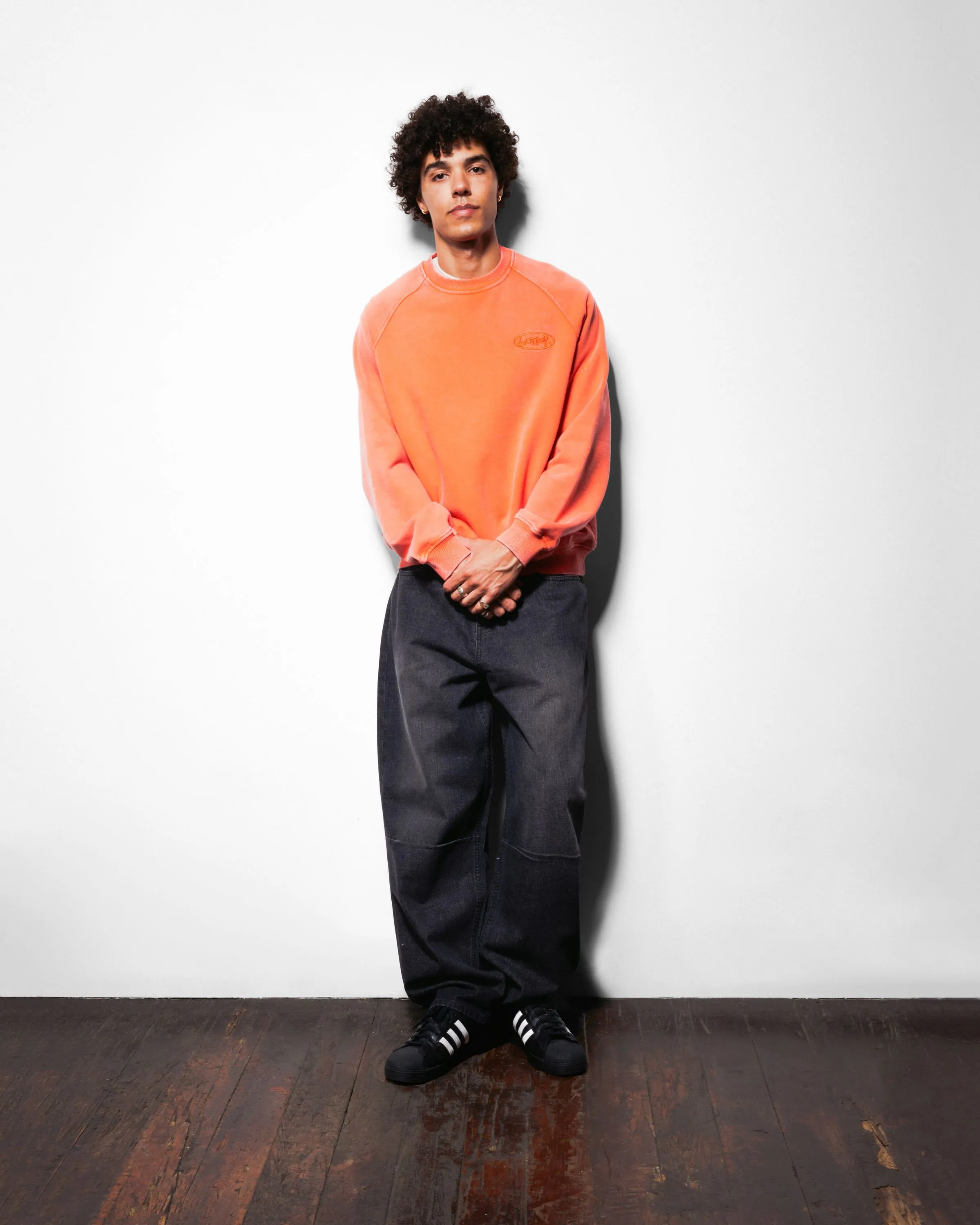 Scrubbed Crewneck, Black sold by Butter product image thumbnail 3