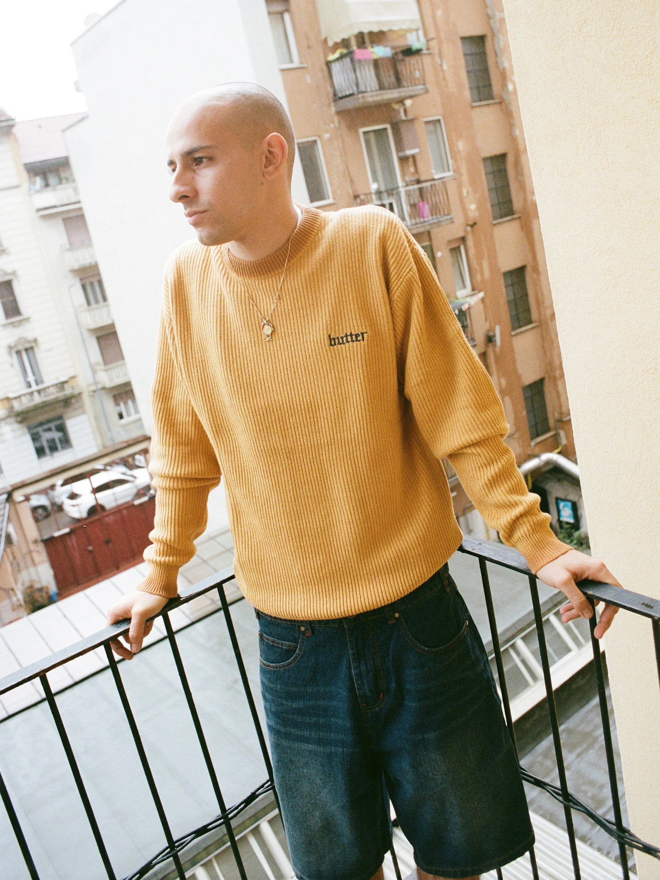 Fade Knit Sweater, Sunburst sold by Butter product image thumbnail 4