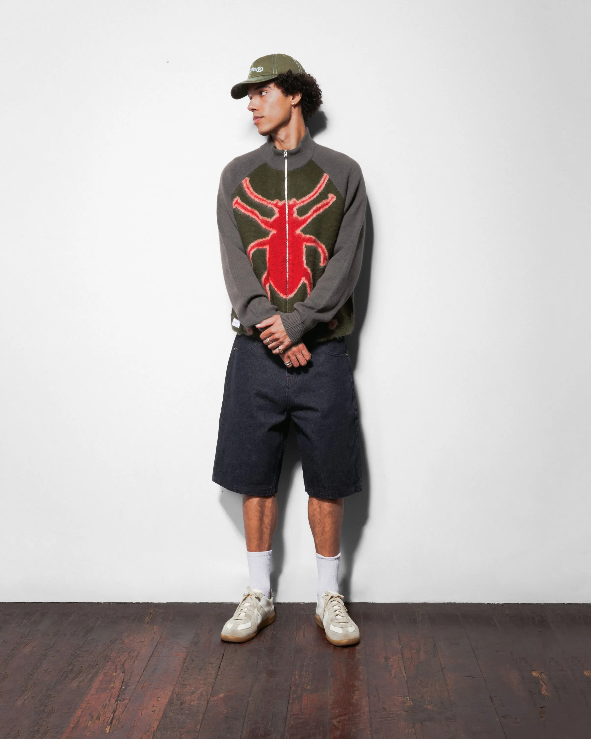 Beetle Zip-Thru Knit Sweater, Black sold by Butter product image thumbnail 5