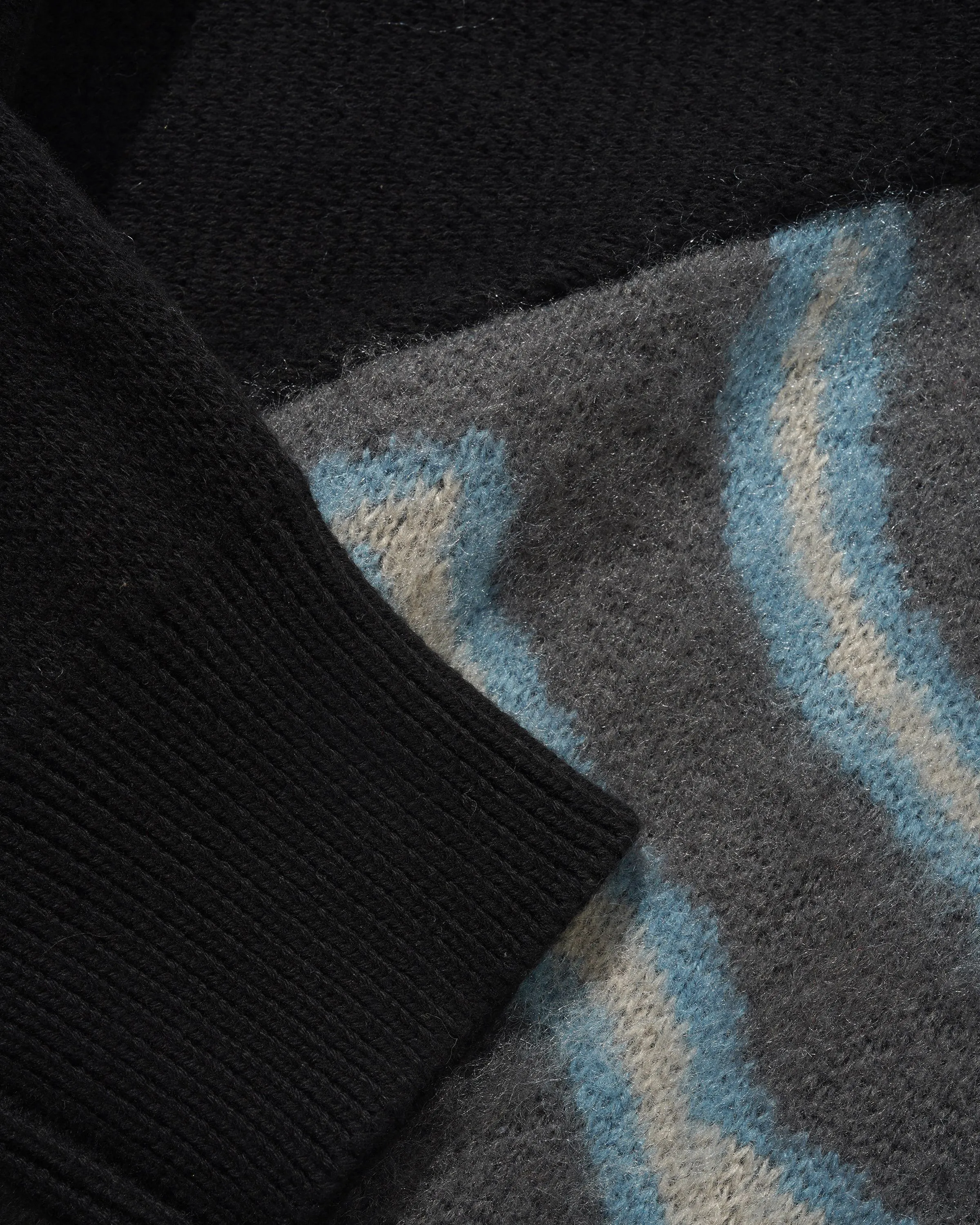 Beetle Zip-Thru Knit Sweater, Black sold by Butter product image thumbnail 4