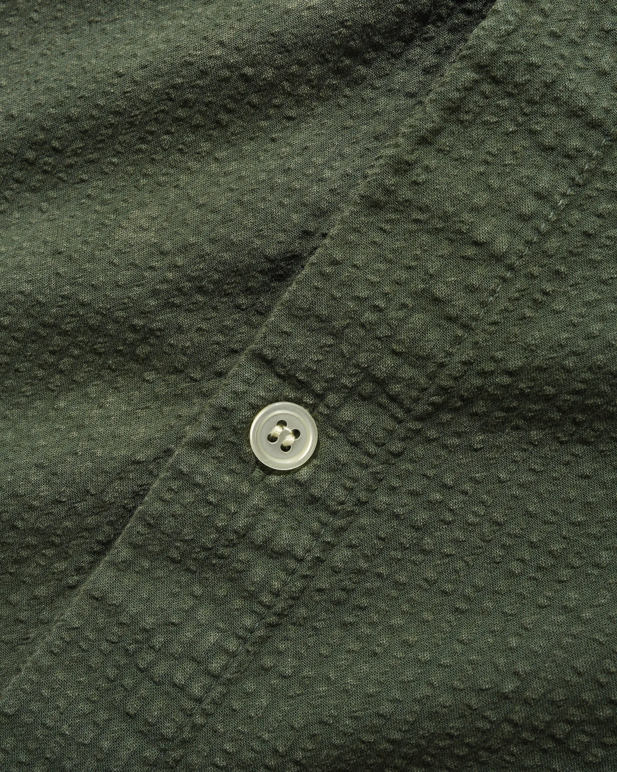 Overdye Seersucker S/S Shirt, Army sold by Butter product image thumbnail 3