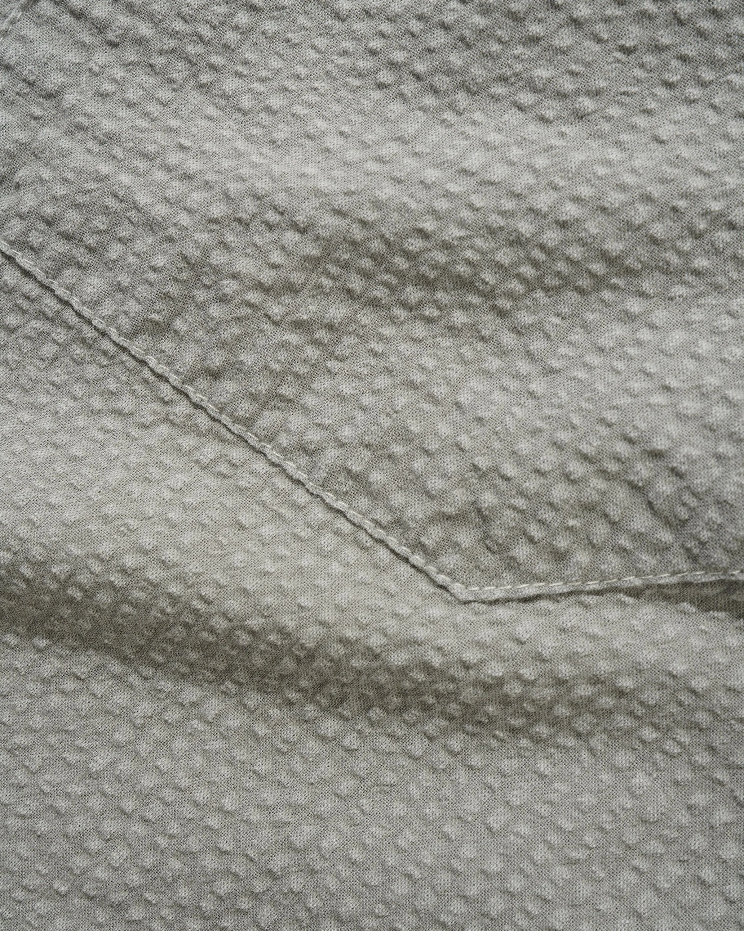 Overdye Seersucker S/S Shirt, Grey sold by Butter product image thumbnail 3