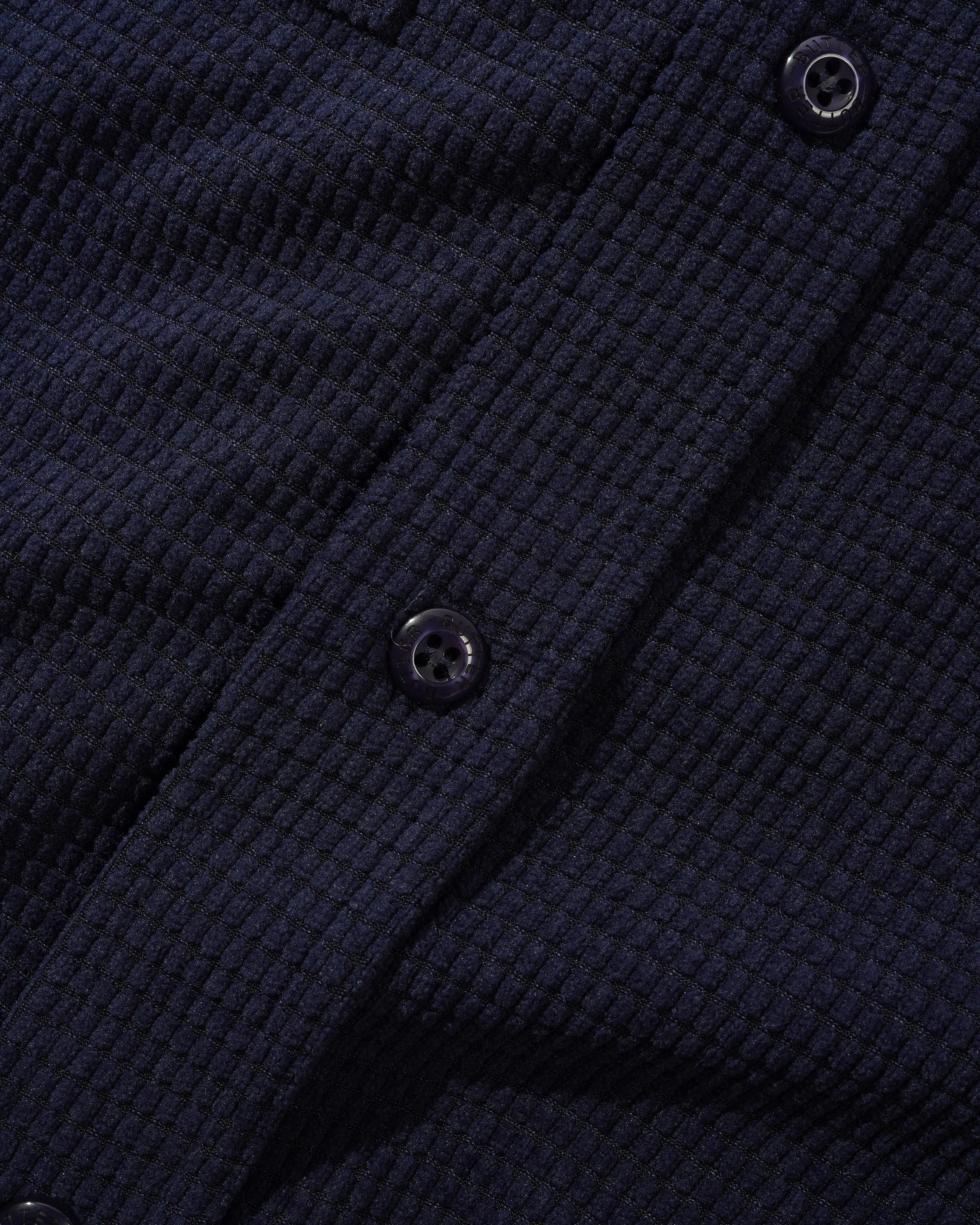 Grid Cord Overshirt, Navy sold by Butter product image thumbnail 3
