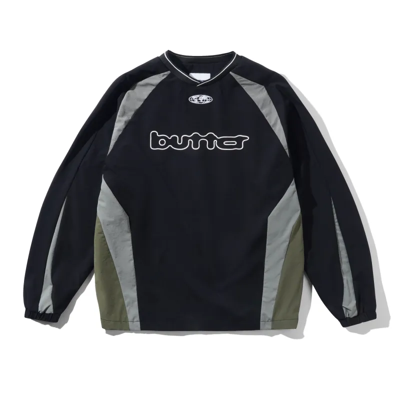 Finta Warmup Pullover Jacket, Black made by Butter