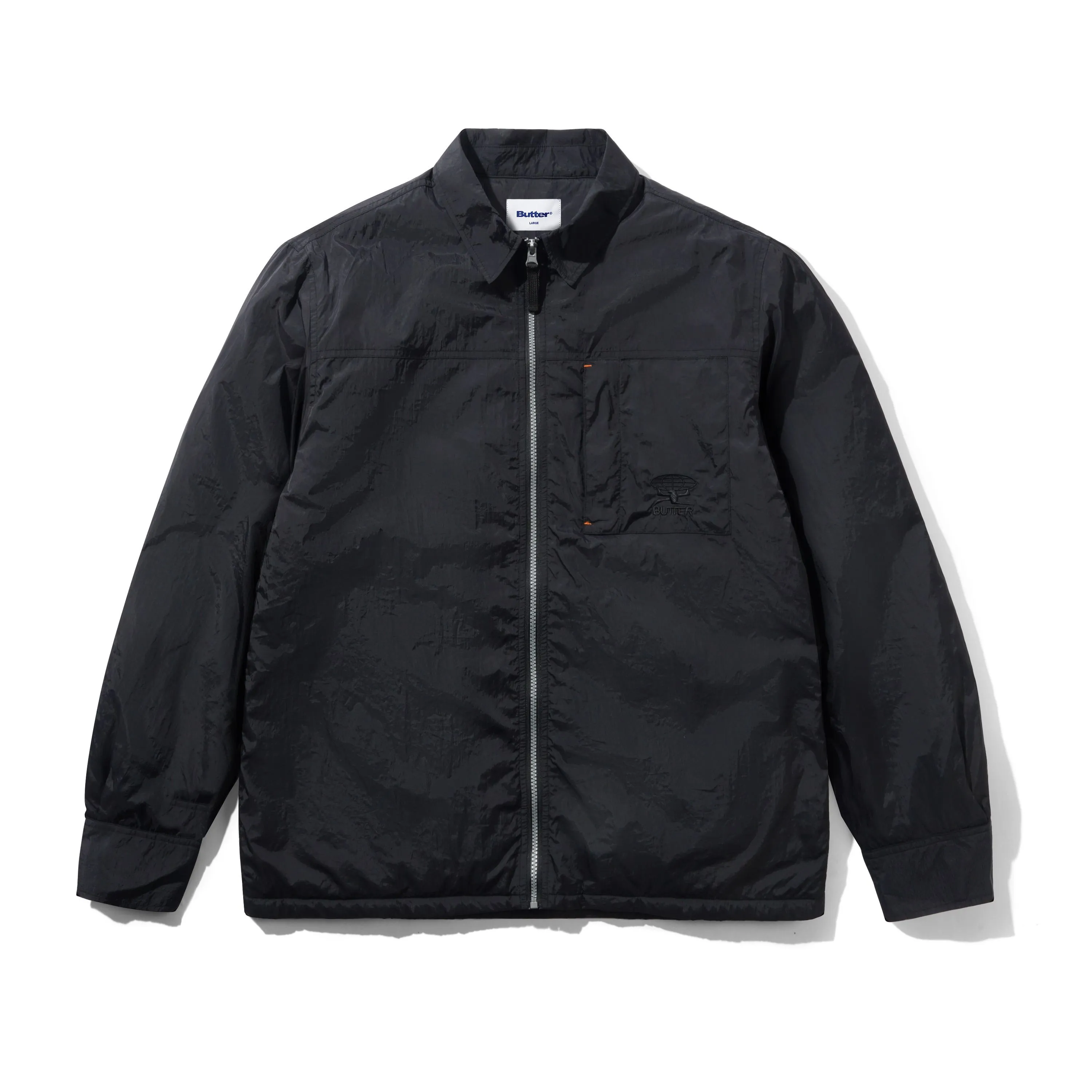 Terrain Insulated Overshirt, Black sold by Butter