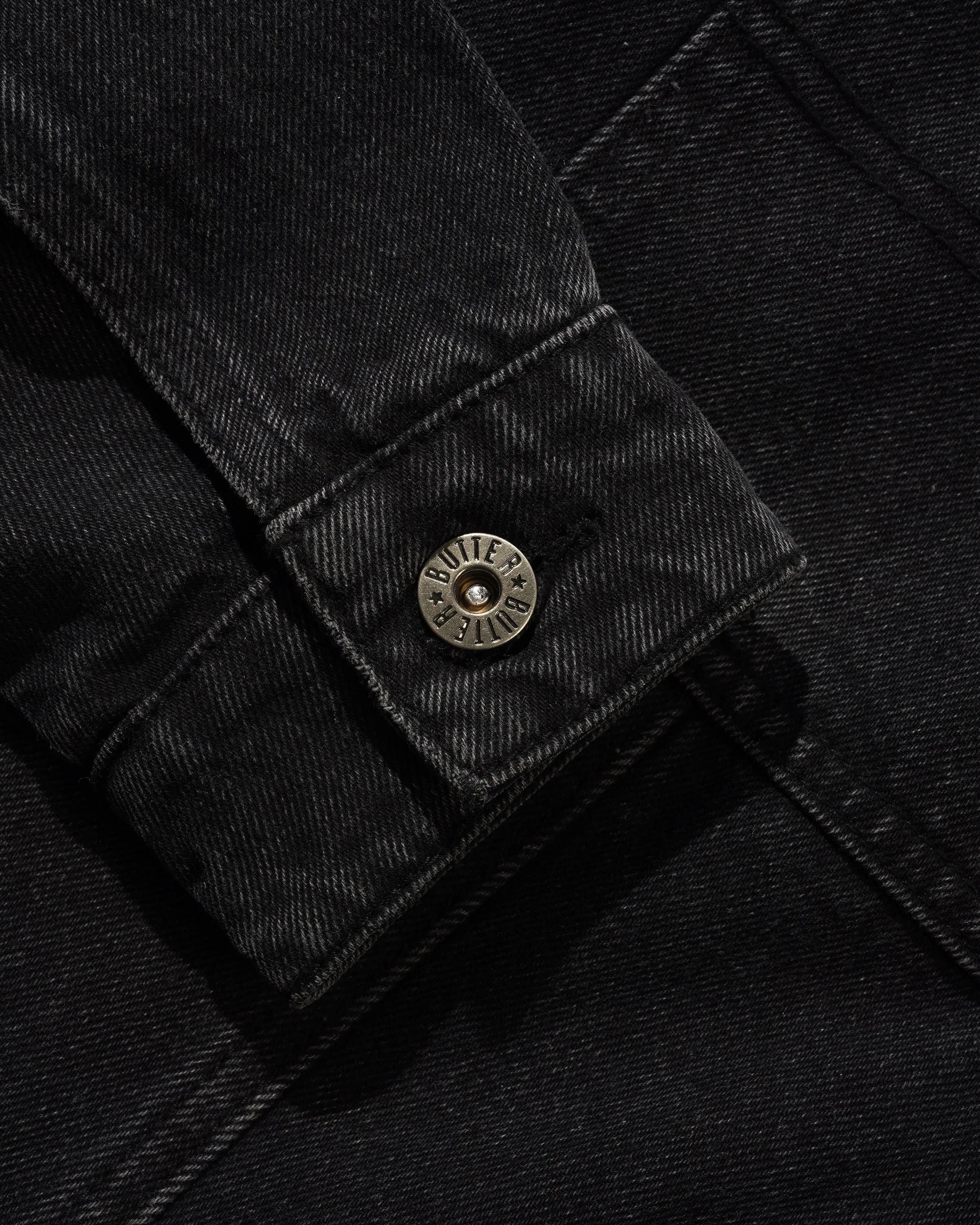 Trucker Denim Jacket, Washed Black sold by Butter product image thumbnail 3