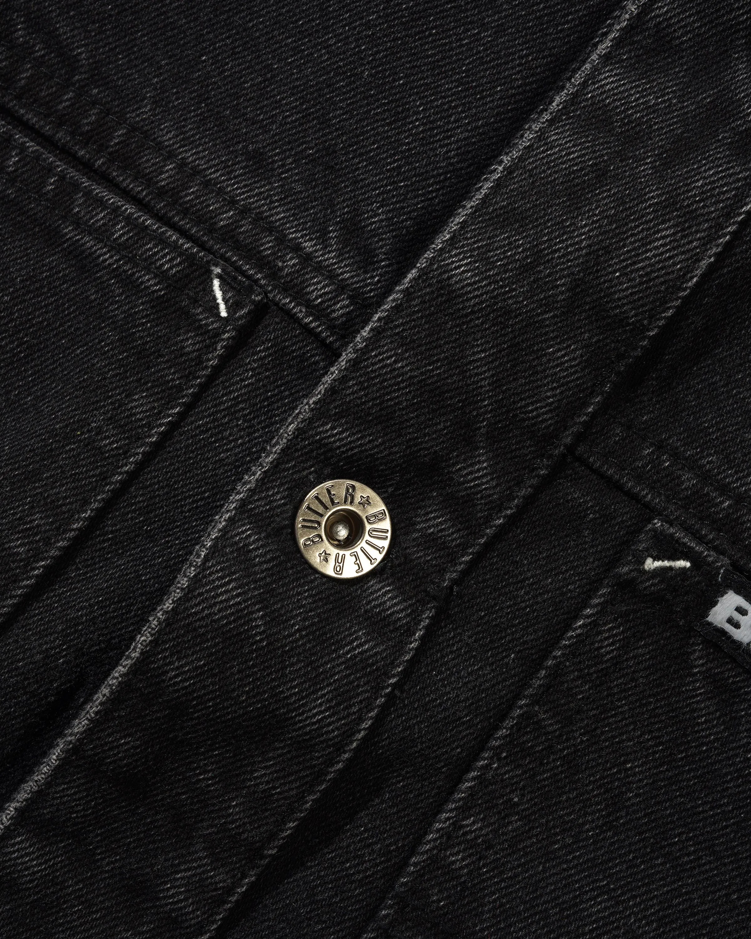 Trucker Denim Jacket, Washed Black sold by Butter product image thumbnail 5