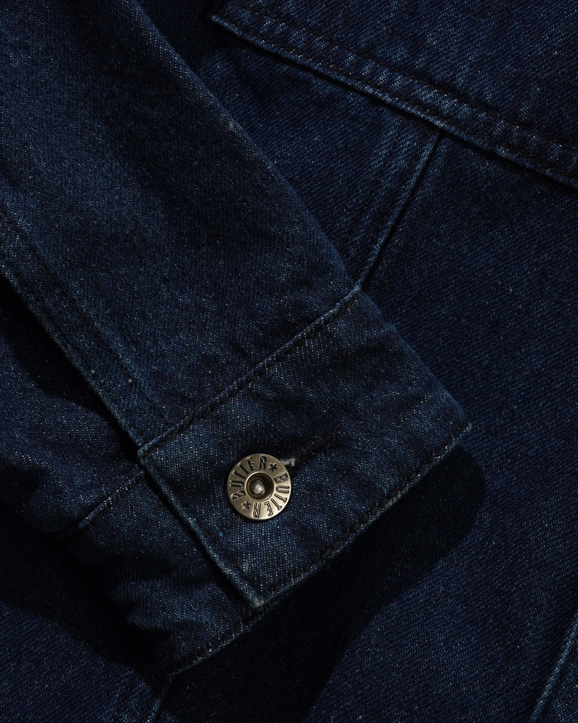 Trucker Denim Jacket, Dark Blue sold by Butter product image thumbnail 4