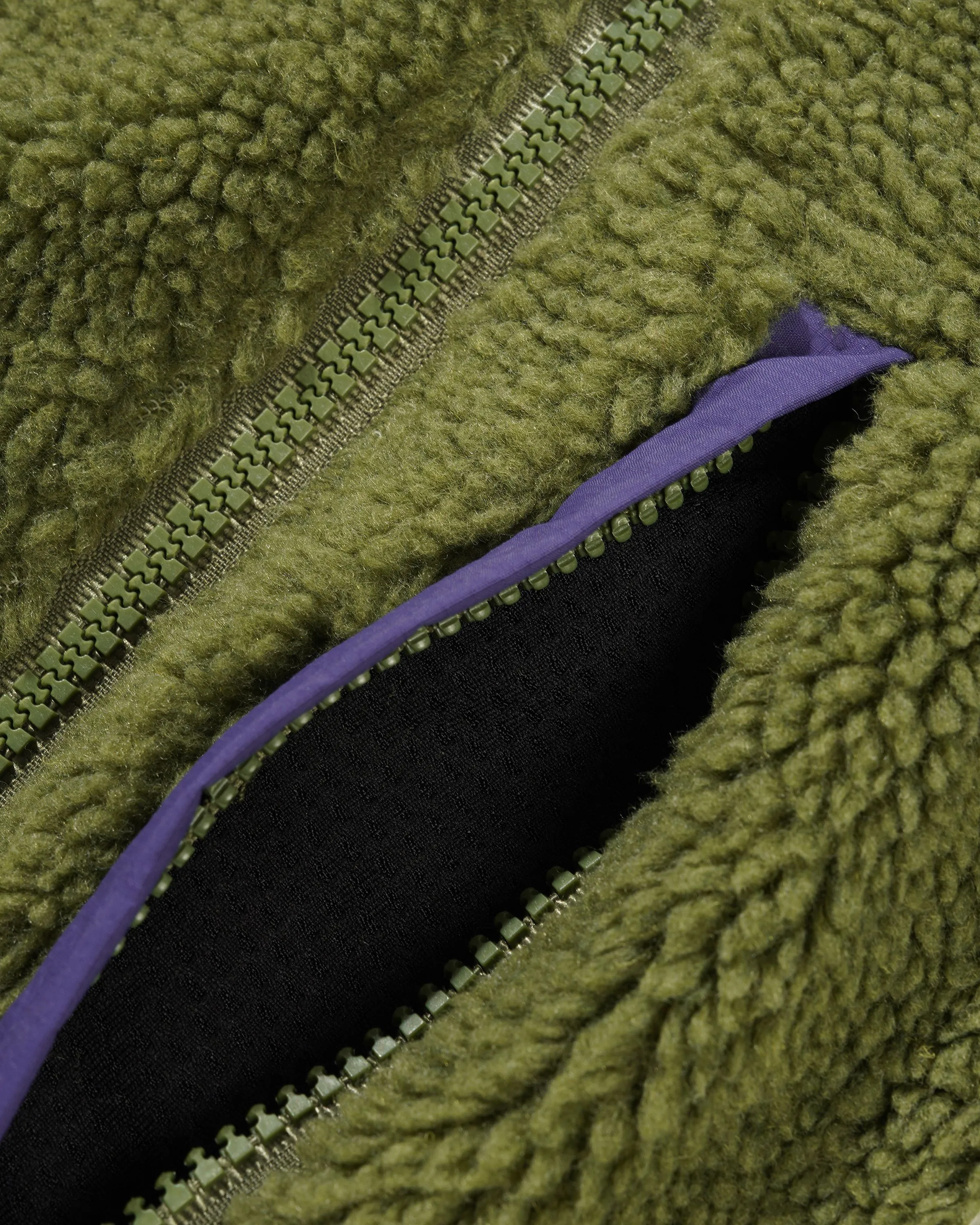 Terrain Highpile Jacket, Moss sold by Butter product image thumbnail 3