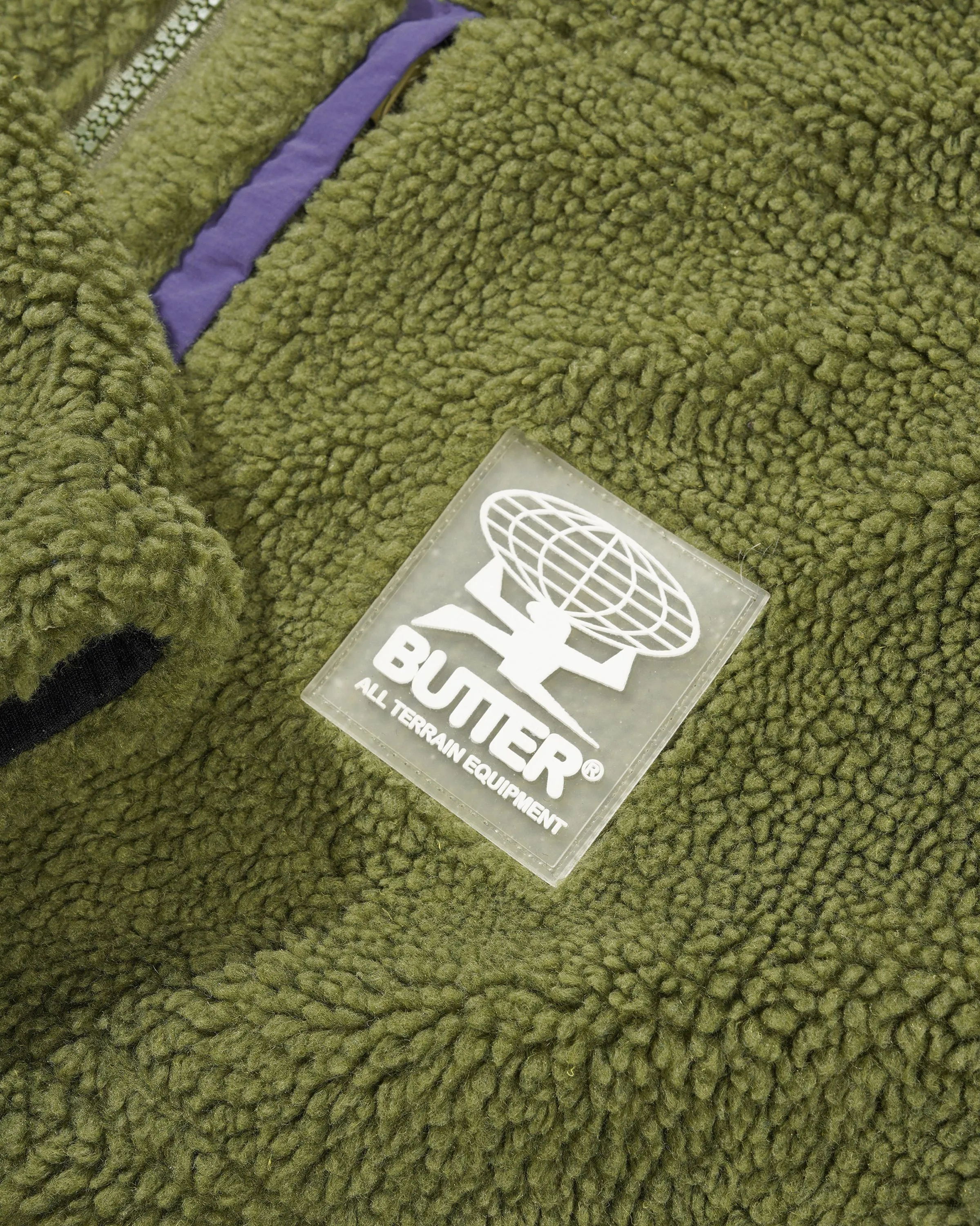 Terrain Highpile Jacket, Moss sold by Butter product image thumbnail 2