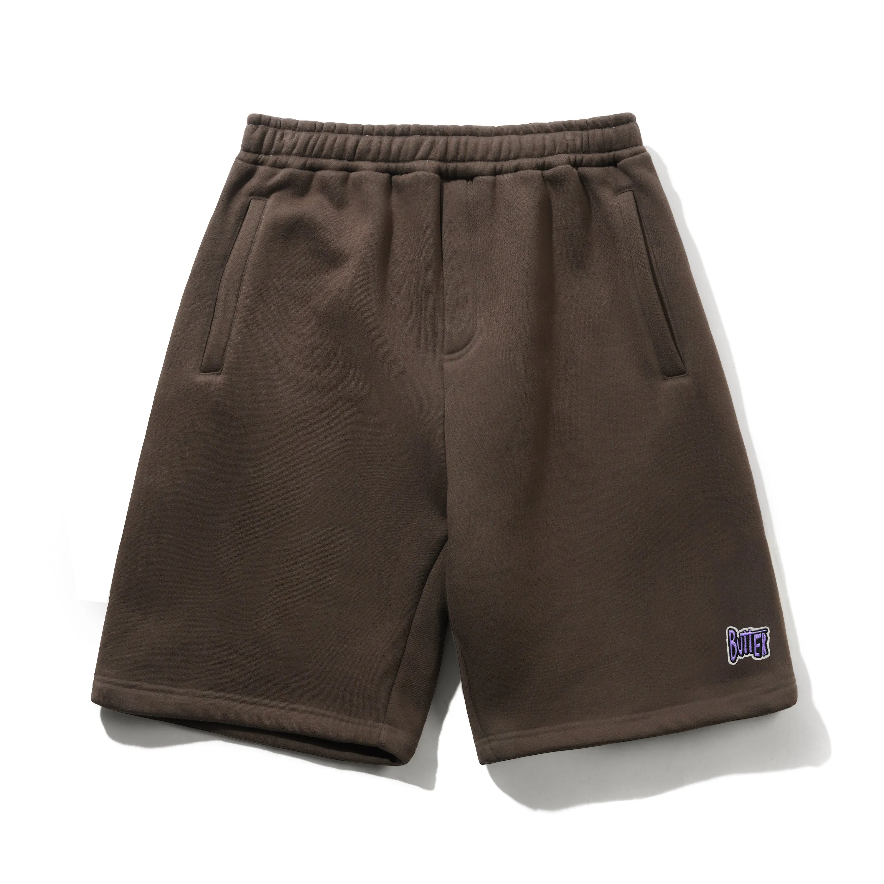 Sketch Fleece Shorts, Brown sold by Butter
