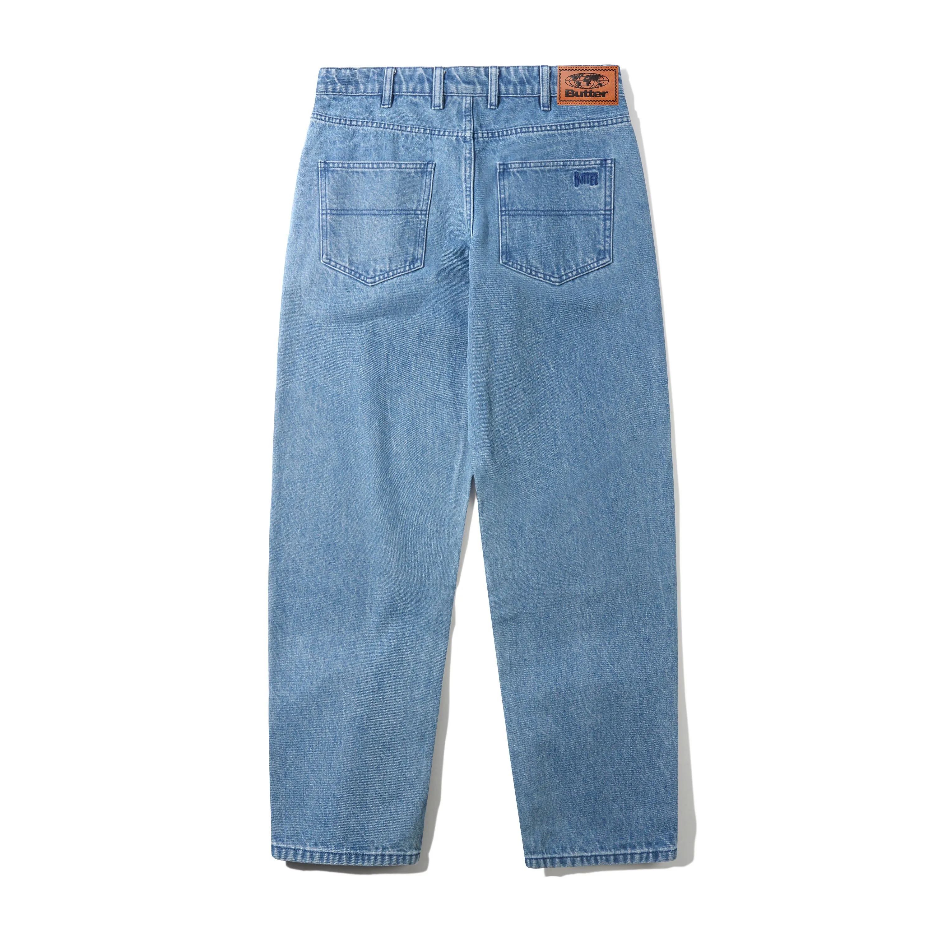 Straight Leg Denim Jeans, Distressed Indigo sold by Butter product image thumbnail 2